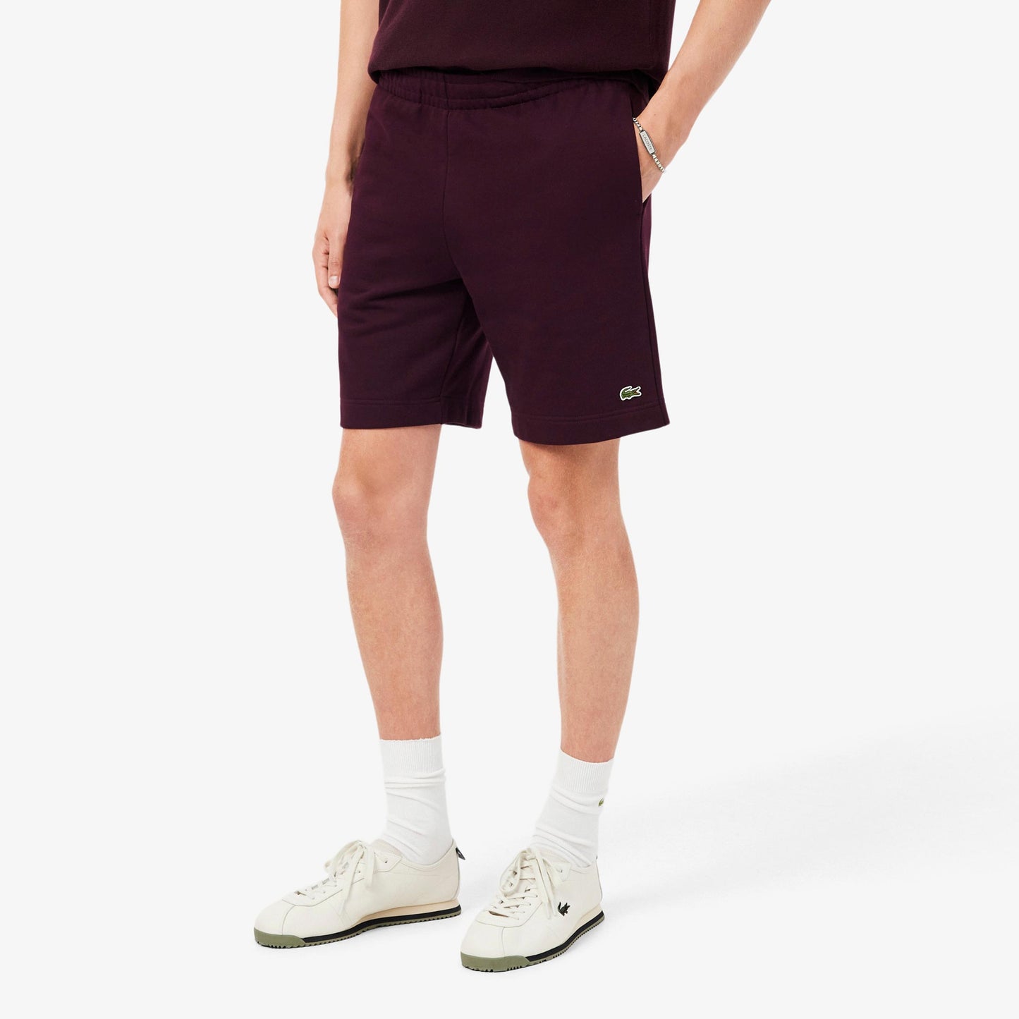Lacoste Šortky Muži - tmavě červená