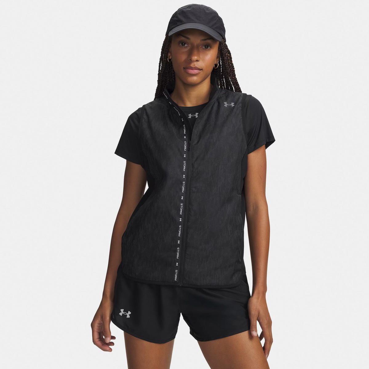 Under Armour Velociti ColdWeather Storm  Běžecké vesty Dámy - černá