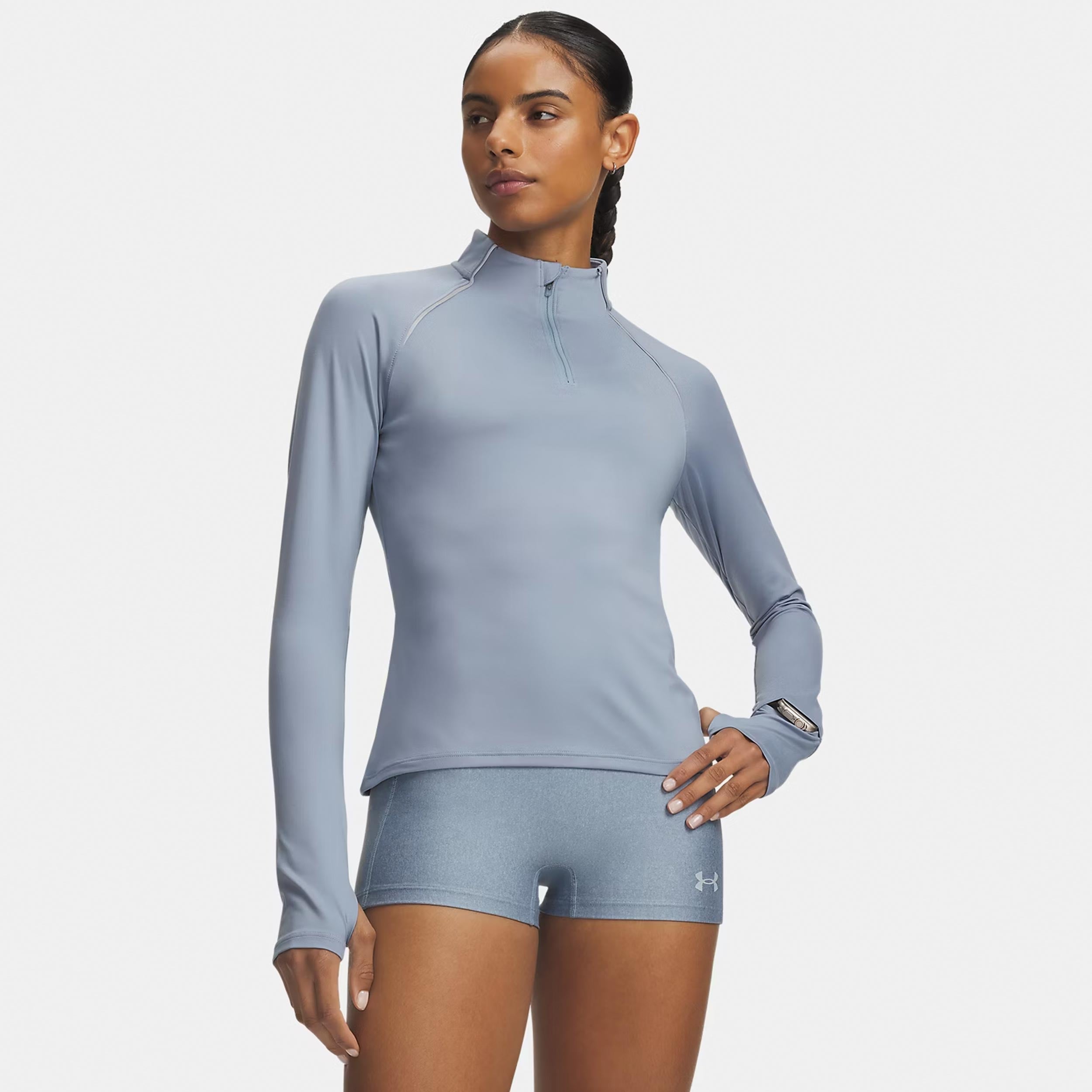 Under Armour Velociti Half Zip  Běžecké tričko Dámy - modrá