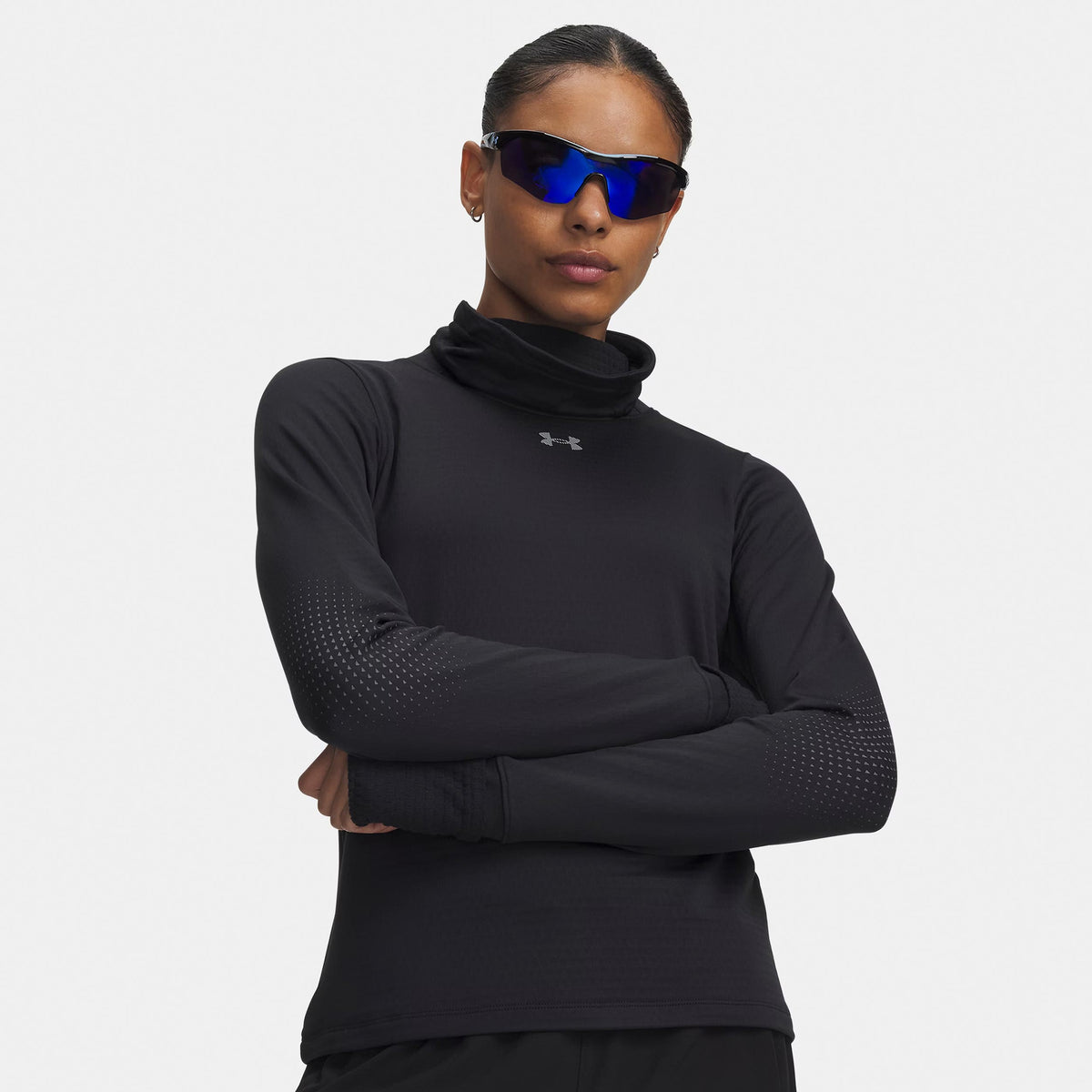 Under Armour Velociti ColdWeather Layer  Běžecké tričko Dámy - černá