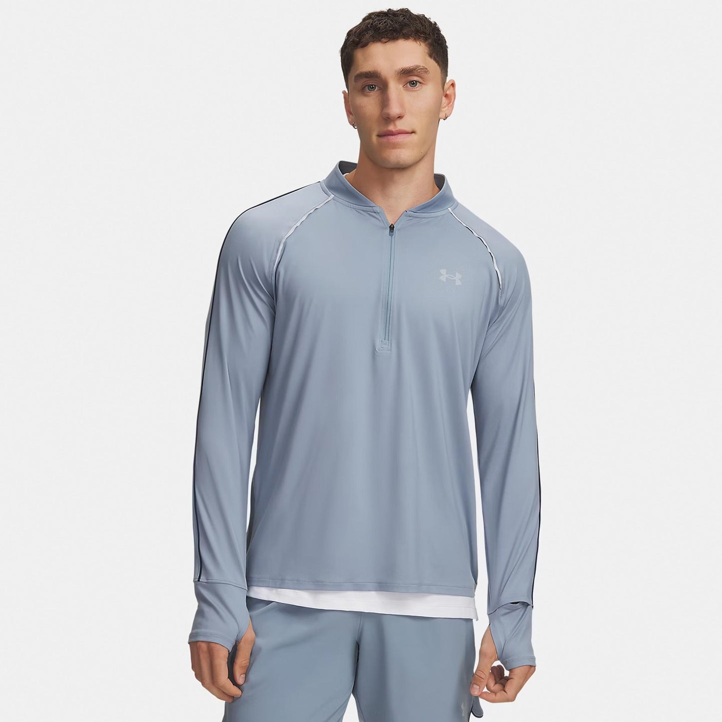 Under Armour Velociti Half Zip  Běžecké tričko Muži - modrá