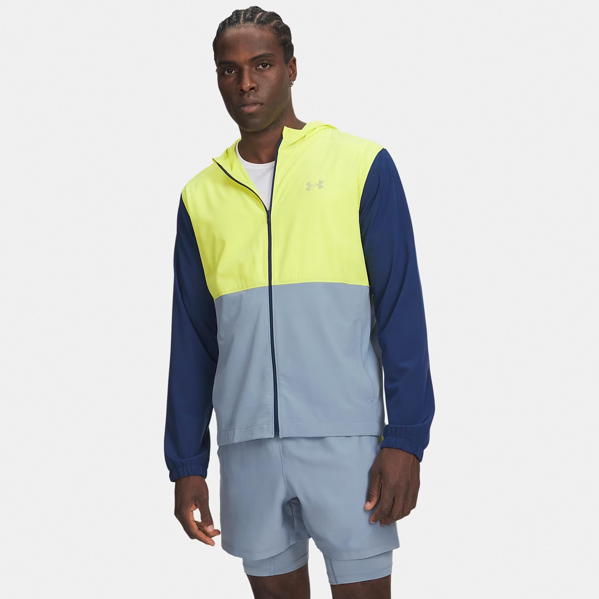 Under Armour Velociti Hooded  Běžecká bunda Muži - modrá, vícebarevné