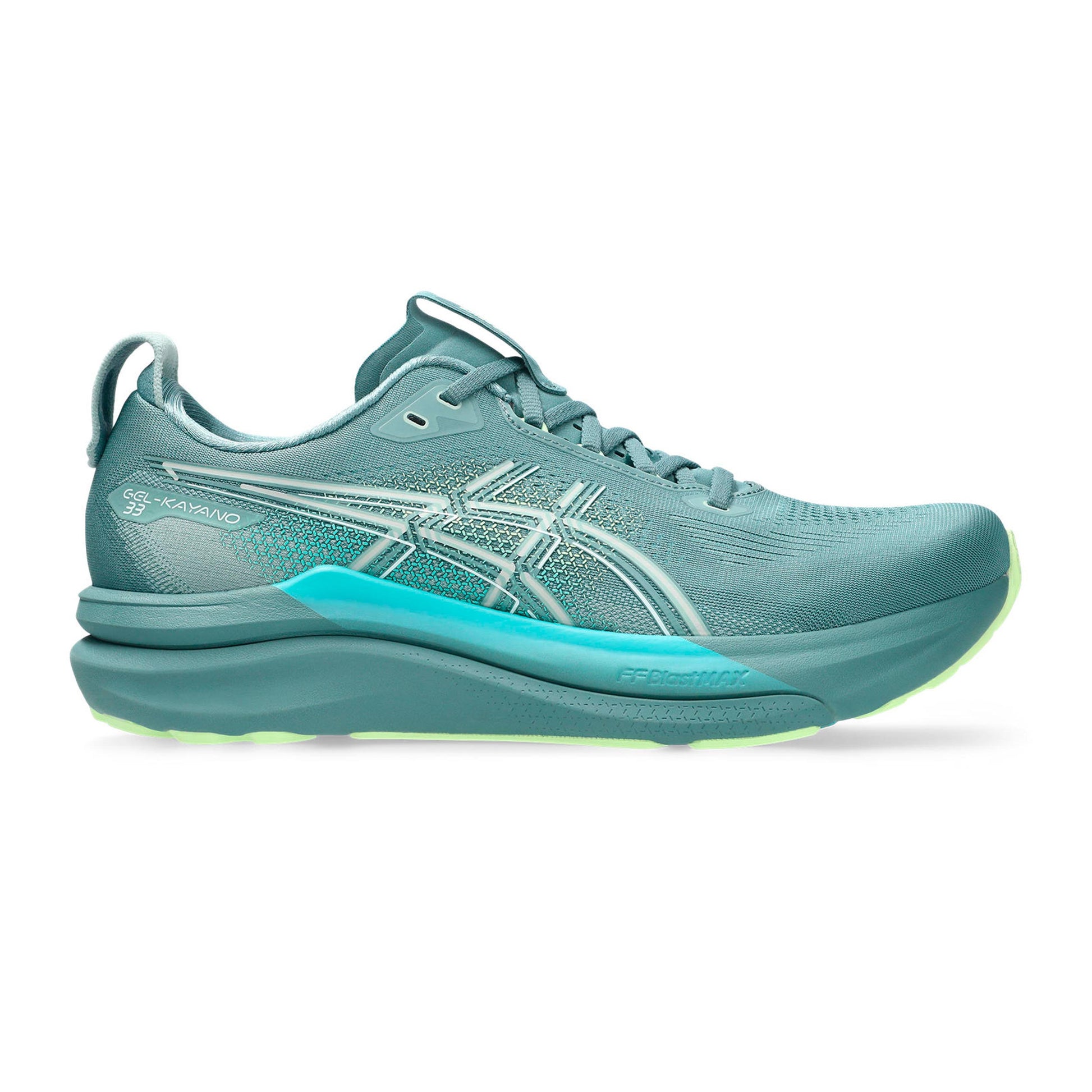 ASICS GEL-KAYANO 33 Stabilní obuv Muži - tyrkysová, žlutá
