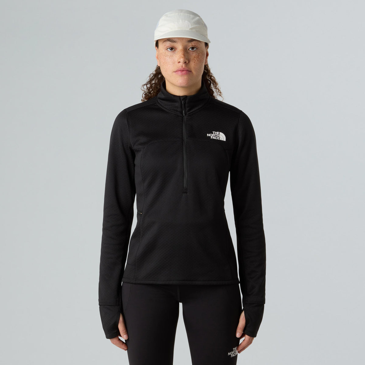 The North Face Winter Warm Pro 1/4 Zip Běžecké tričko Dámy - černá