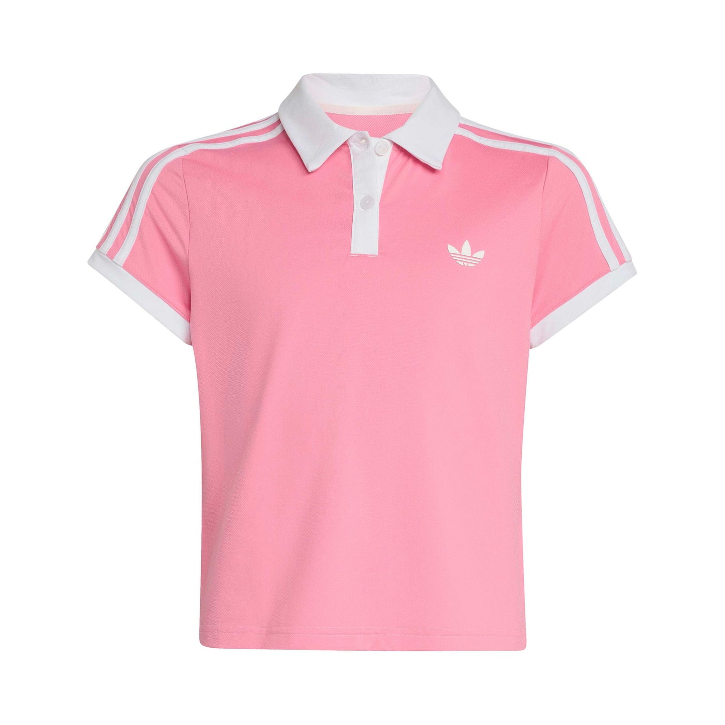 adidas Classics Pólo Děti - pastelově růžová, bílá