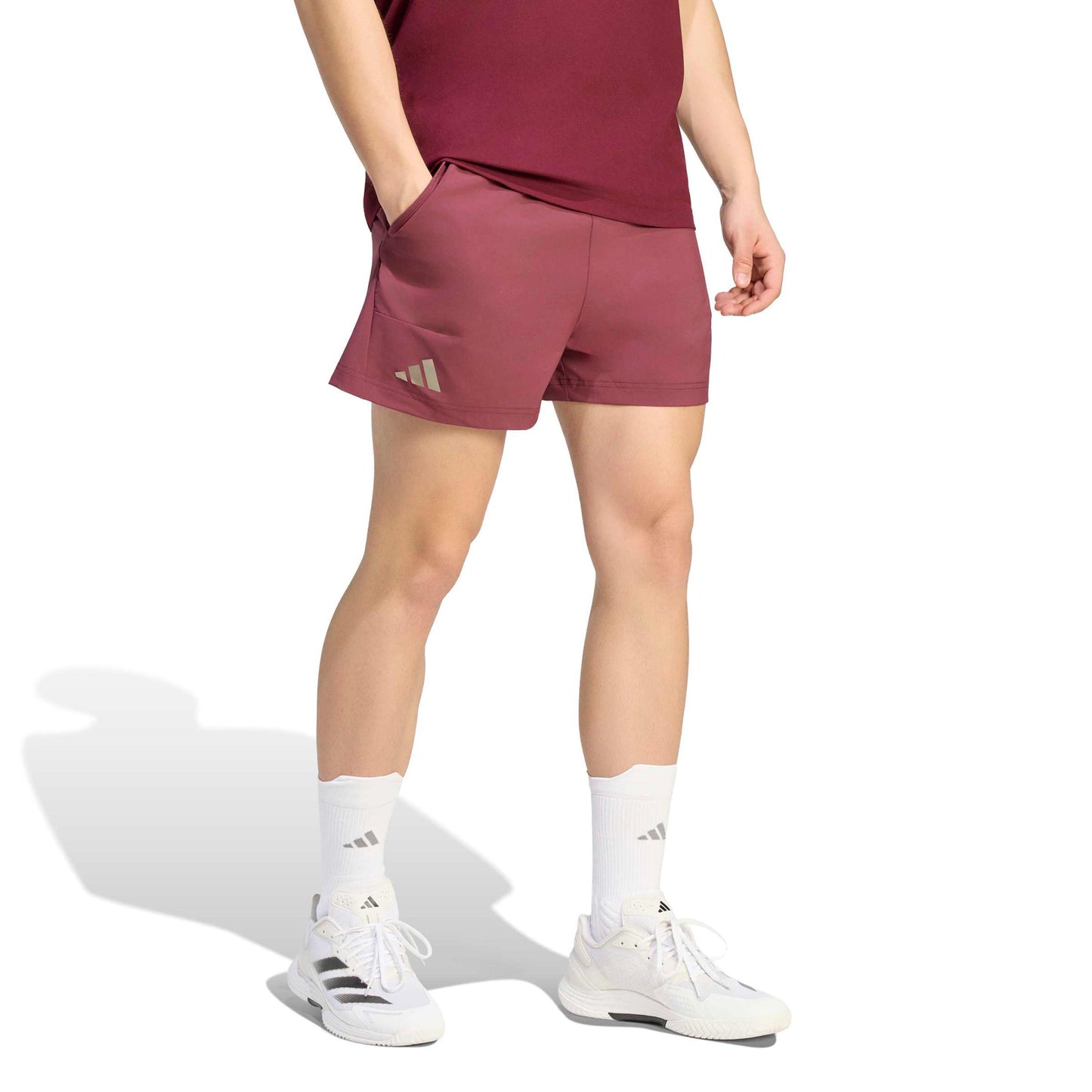 adidas Short & Tight Set Šortky Muži - červené víno