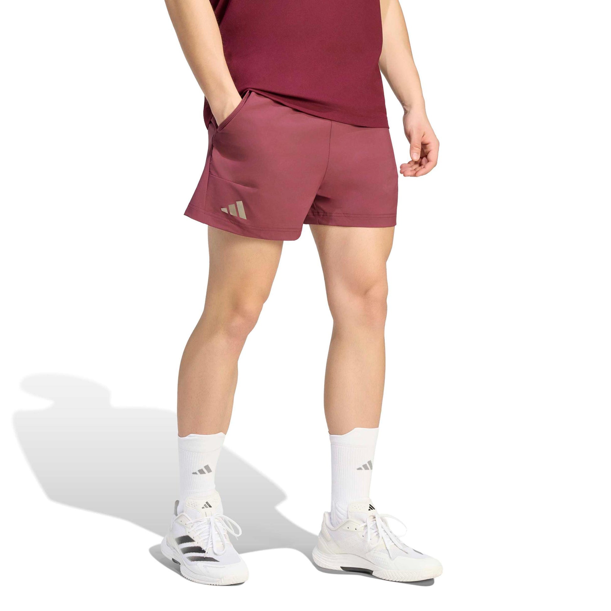 adidas Short & Tight Set Šortky Muži - červené víno