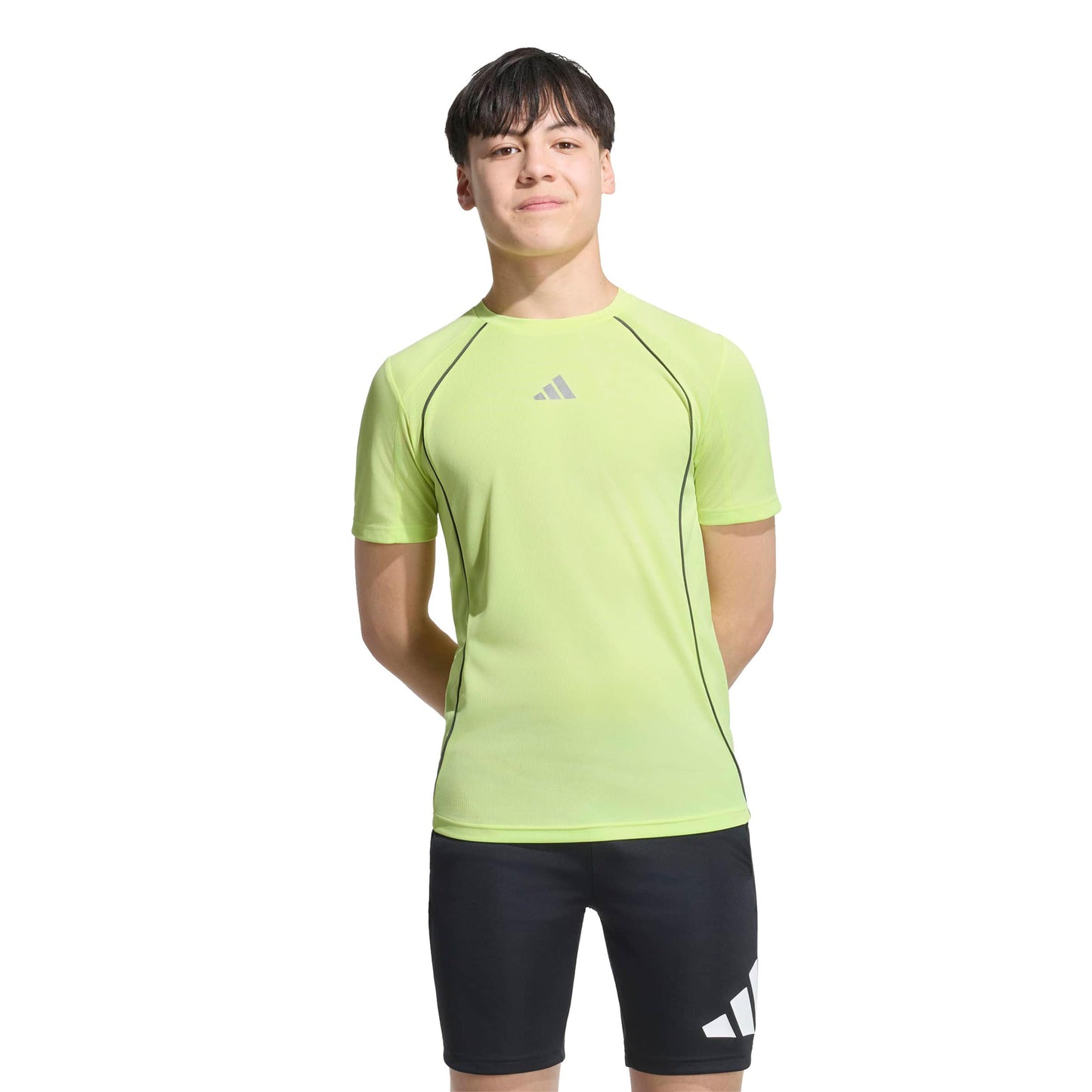 adidas Climacool Tričko Děti - citrónově žlutá, stříbrná