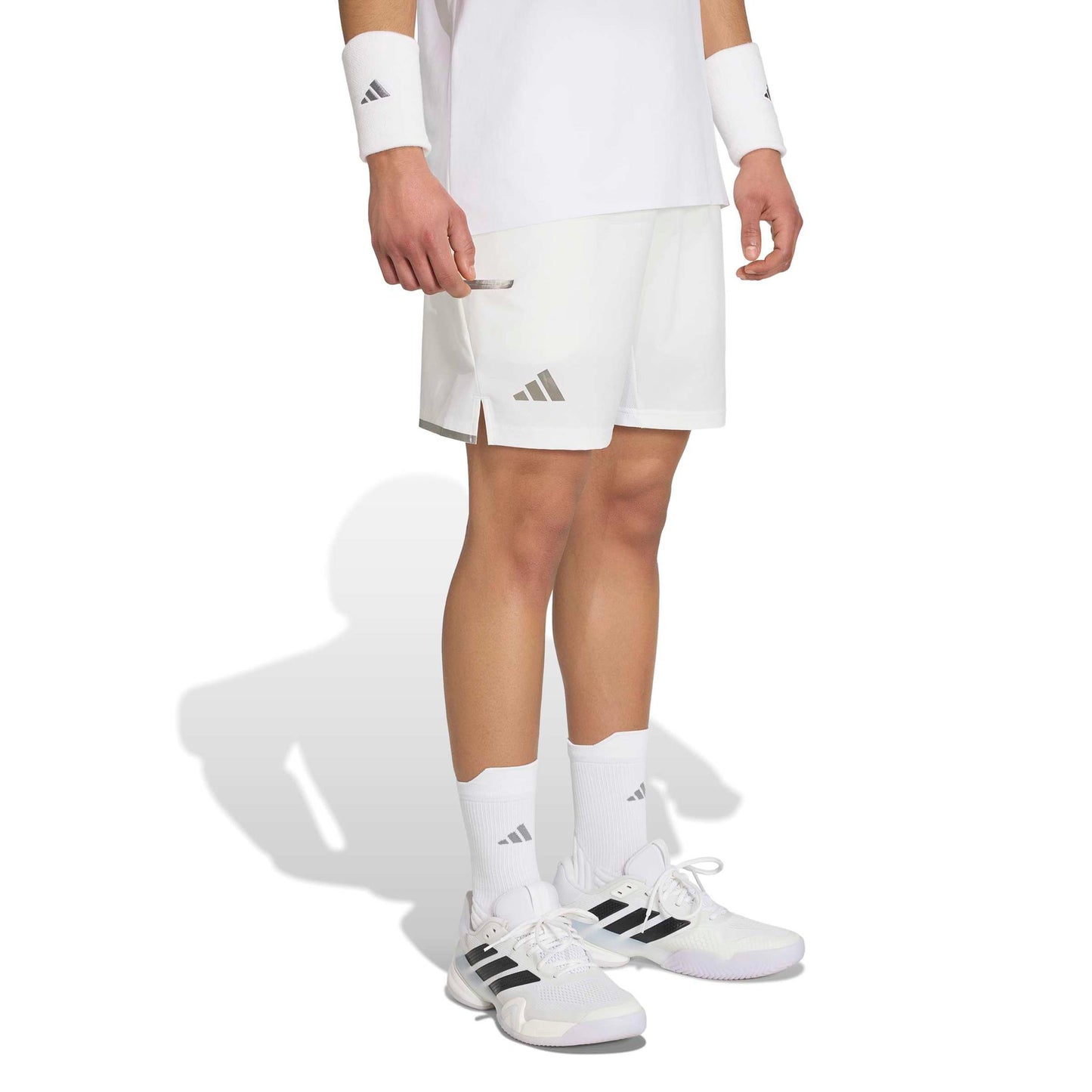 adidas 7Inch Short & Tight Šortky Muži - bílá, stříbrná