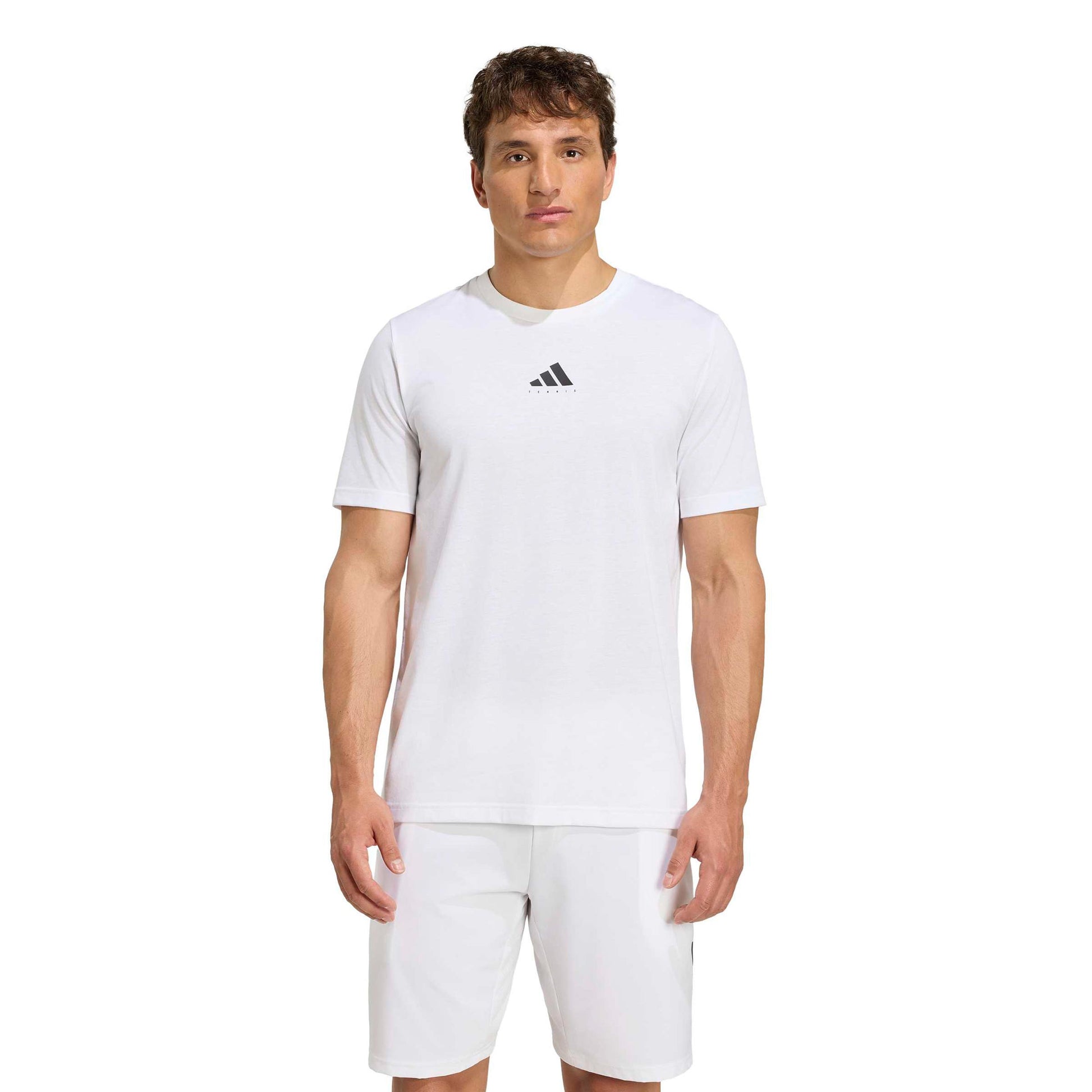 adidas Tričko Muži - bílá, vícebarevné