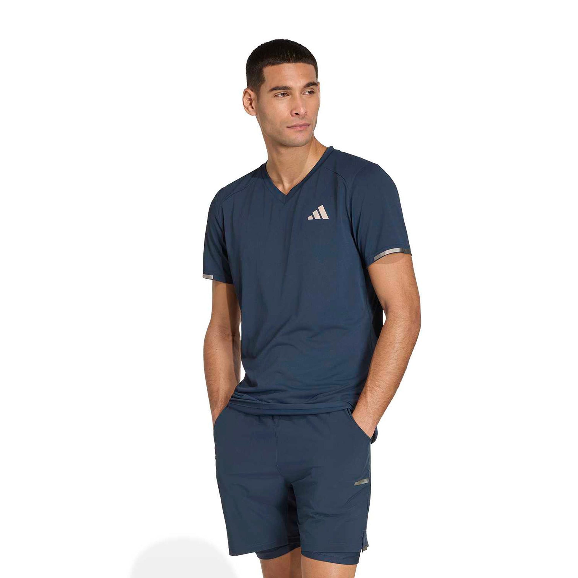 adidas Freelift Pro Tričko Muži - modrošedá, stříbrná