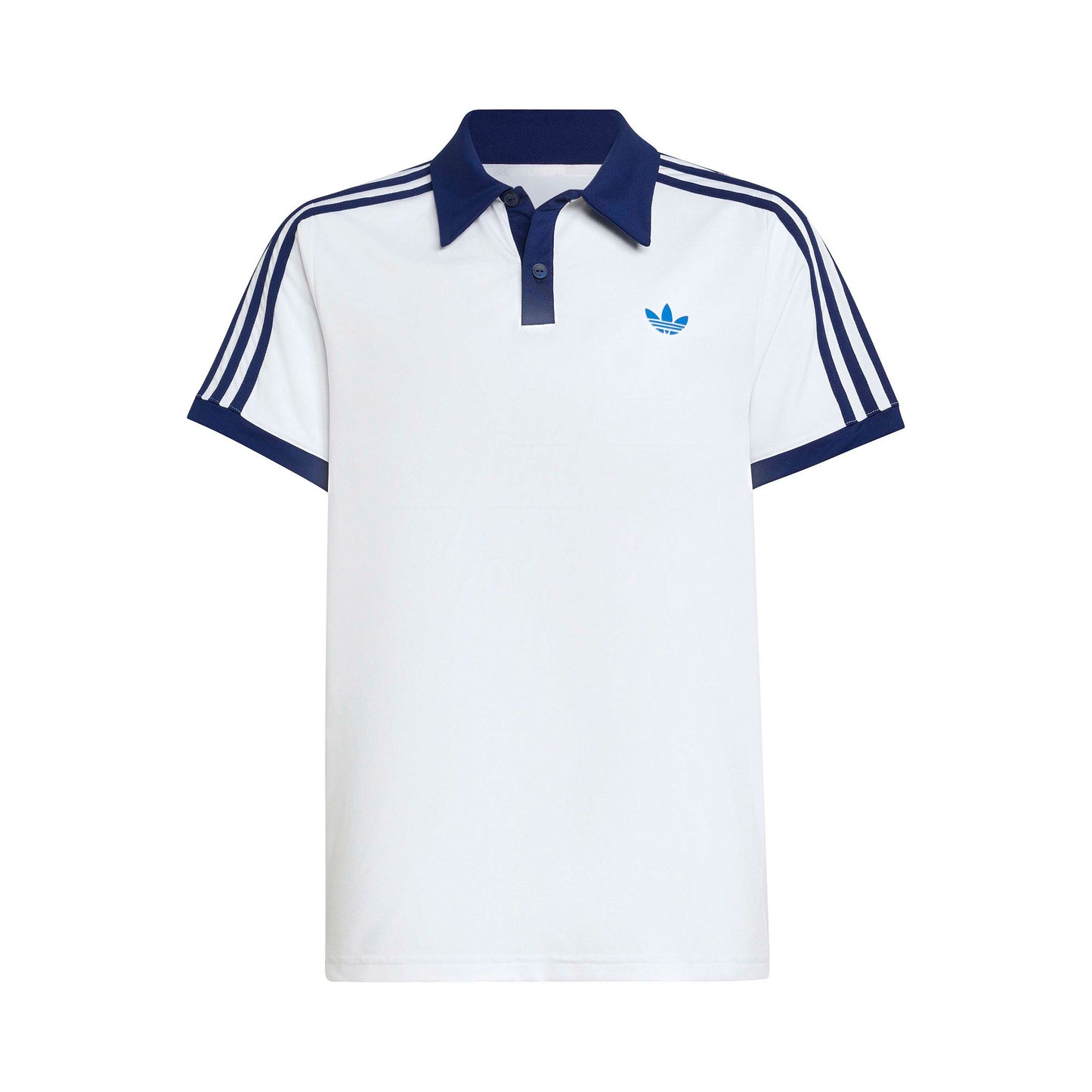 adidas Classics Pólo Děti - bílá, tmavě modrá