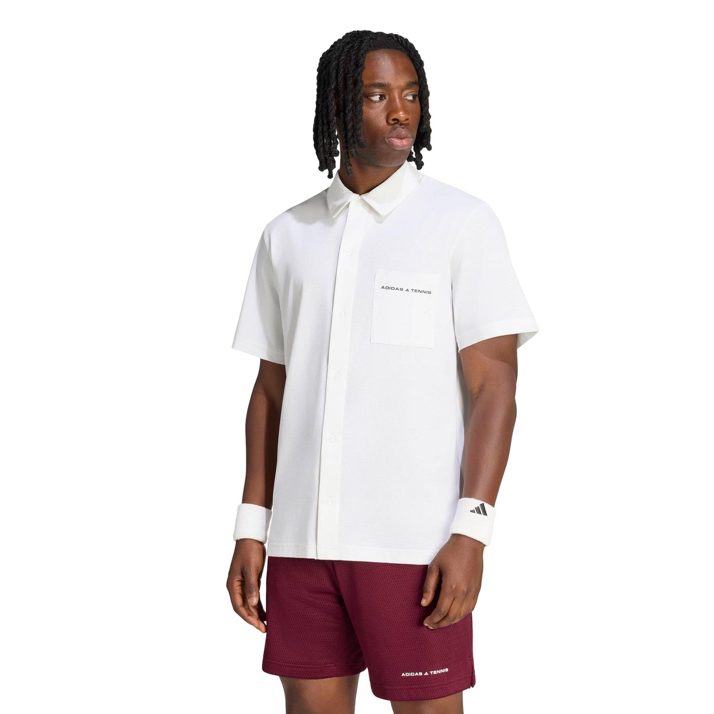 adidas Pólo Muži - bílá