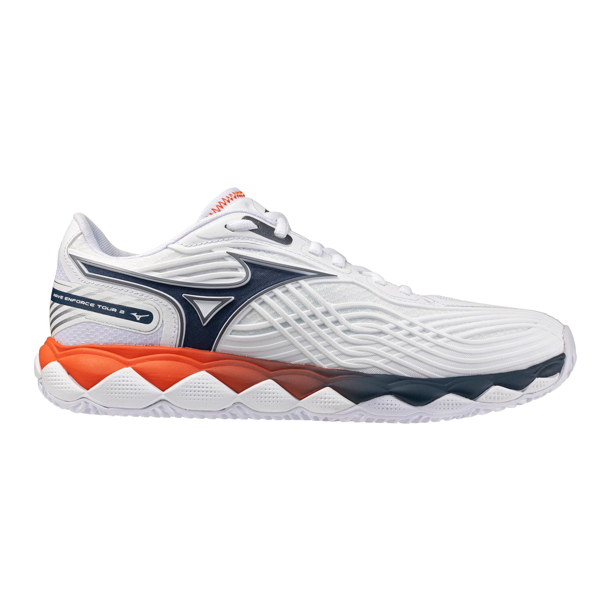 Mizuno Wave Enforce Tour 2 Obuv na antuku Muži - bílá, modrá