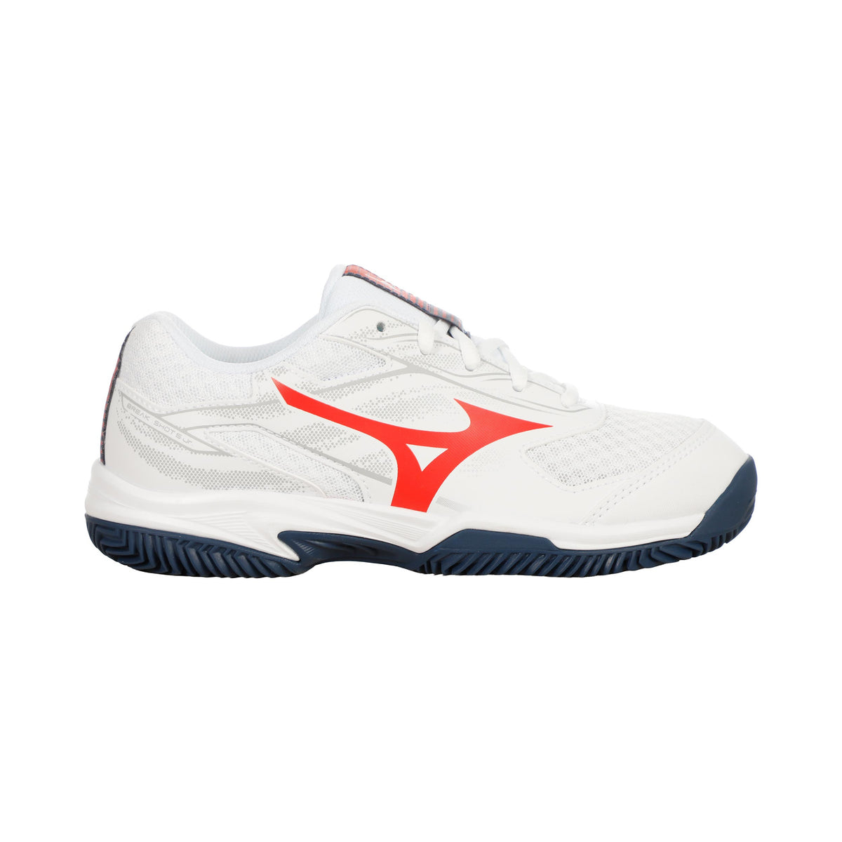 Mizuno Break Shot 5 Obuv na antuku Děti - bílá, oranžová