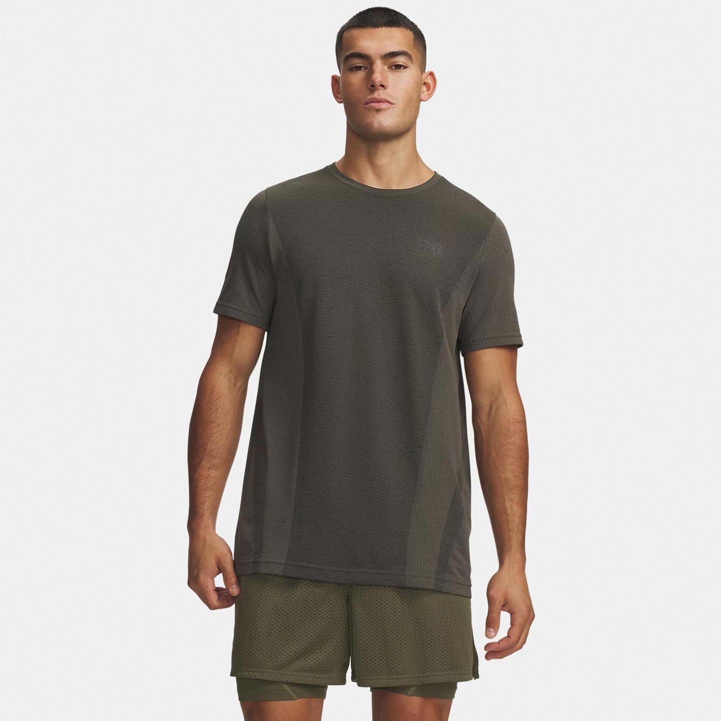Under Armour Vanish Seamless Tričko Muži - zelená, černá