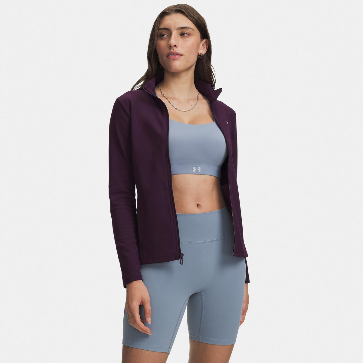 Under Armour Motion Full-Zip Mikina s kapucí Dámy - lila, stará růžová