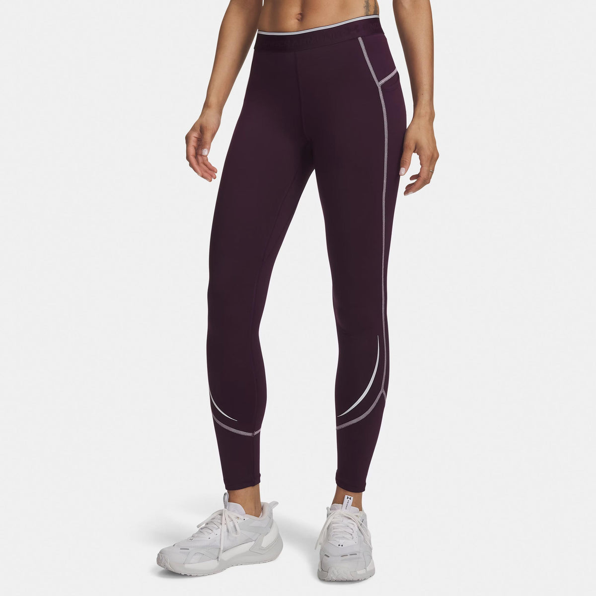 Under Armour ColdGear Elite  Těsné Dámy - lila, stříbrná