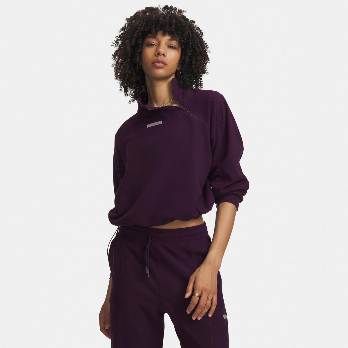 Under Armour Performance Fleece 1/4 Zip Mikina Dámy - lila, violett
