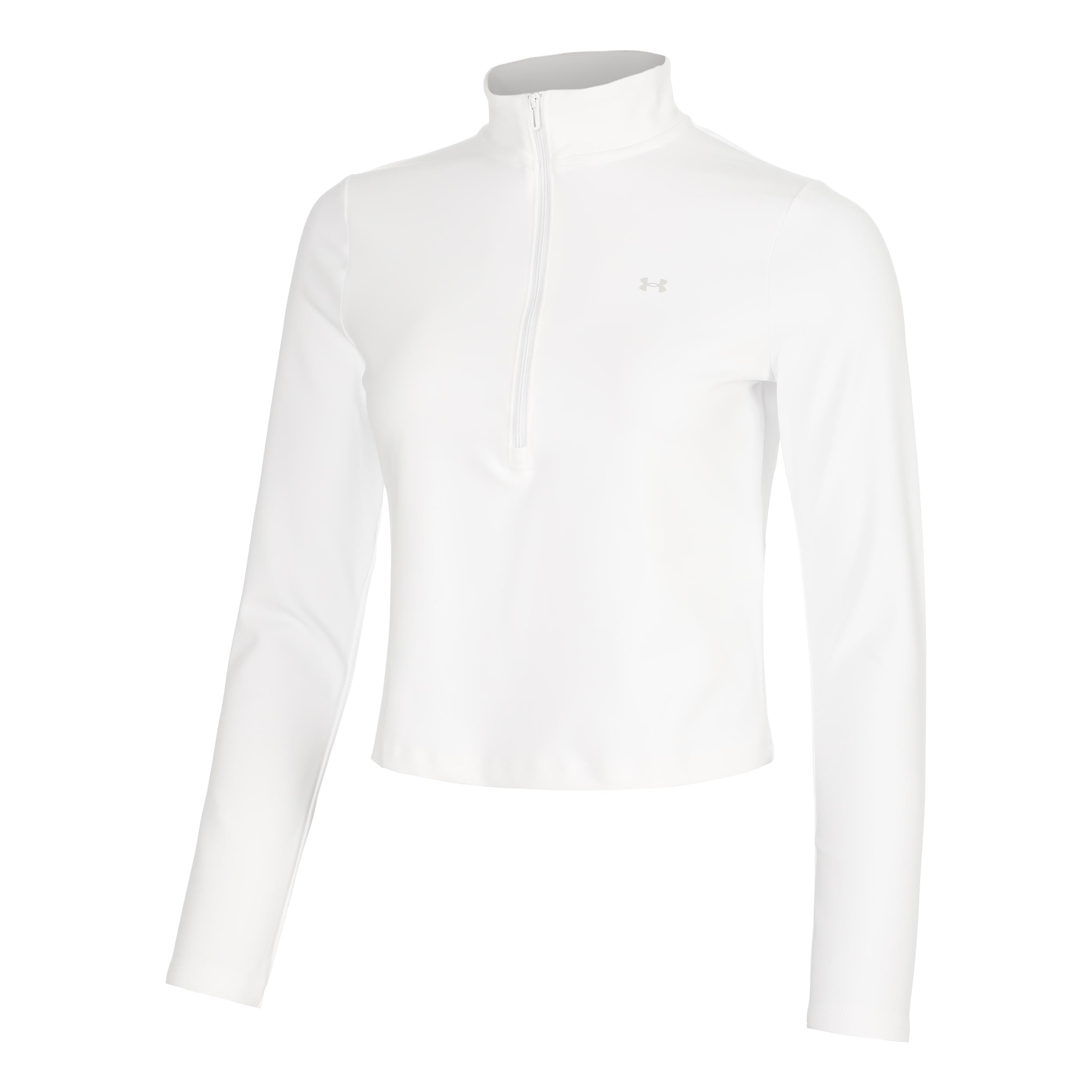 Under Armour Motion 1/2 Zip S dlouhým rukávem Dámy - bílá, světle šedá