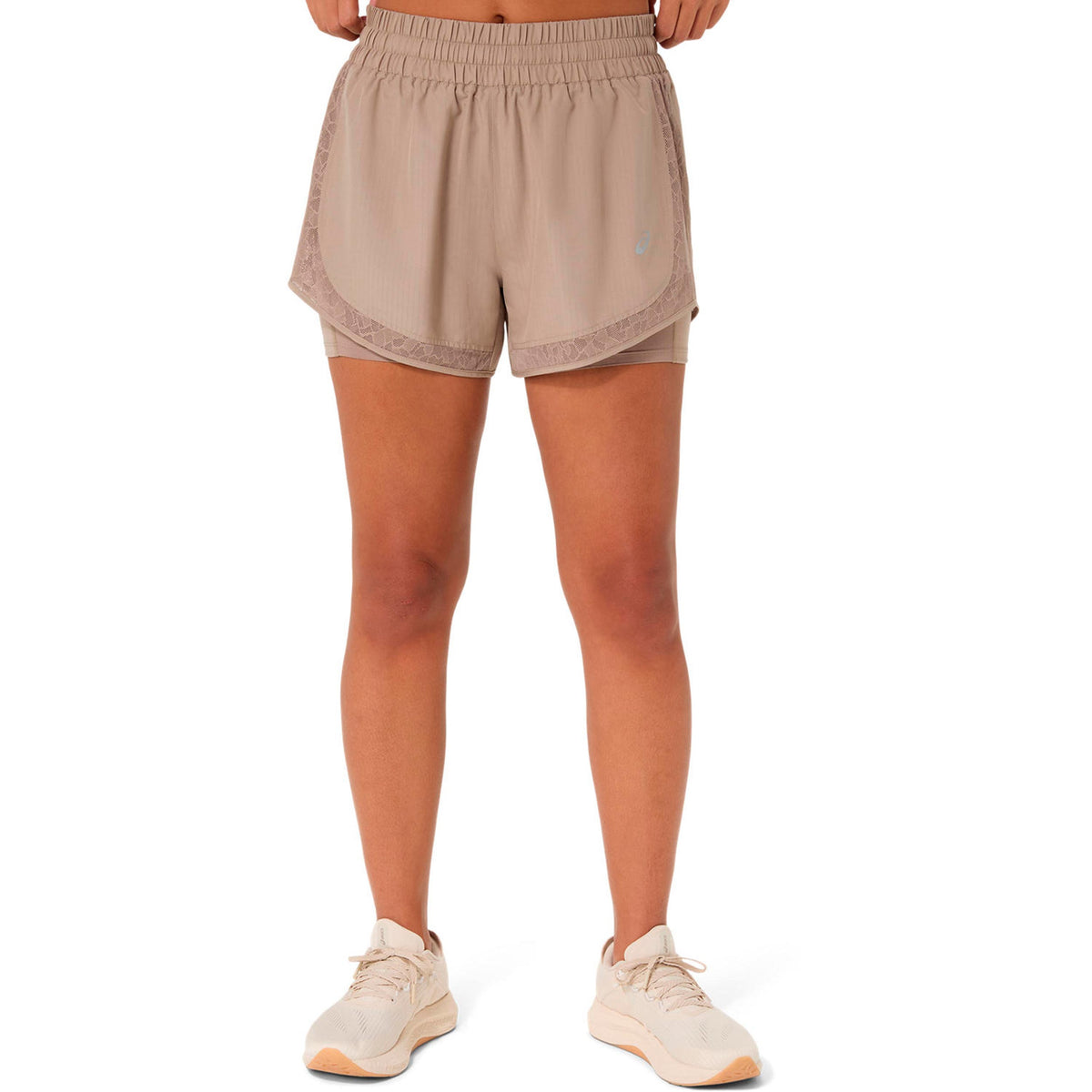 ASICS Nagino  Běžecké šortky - béžová