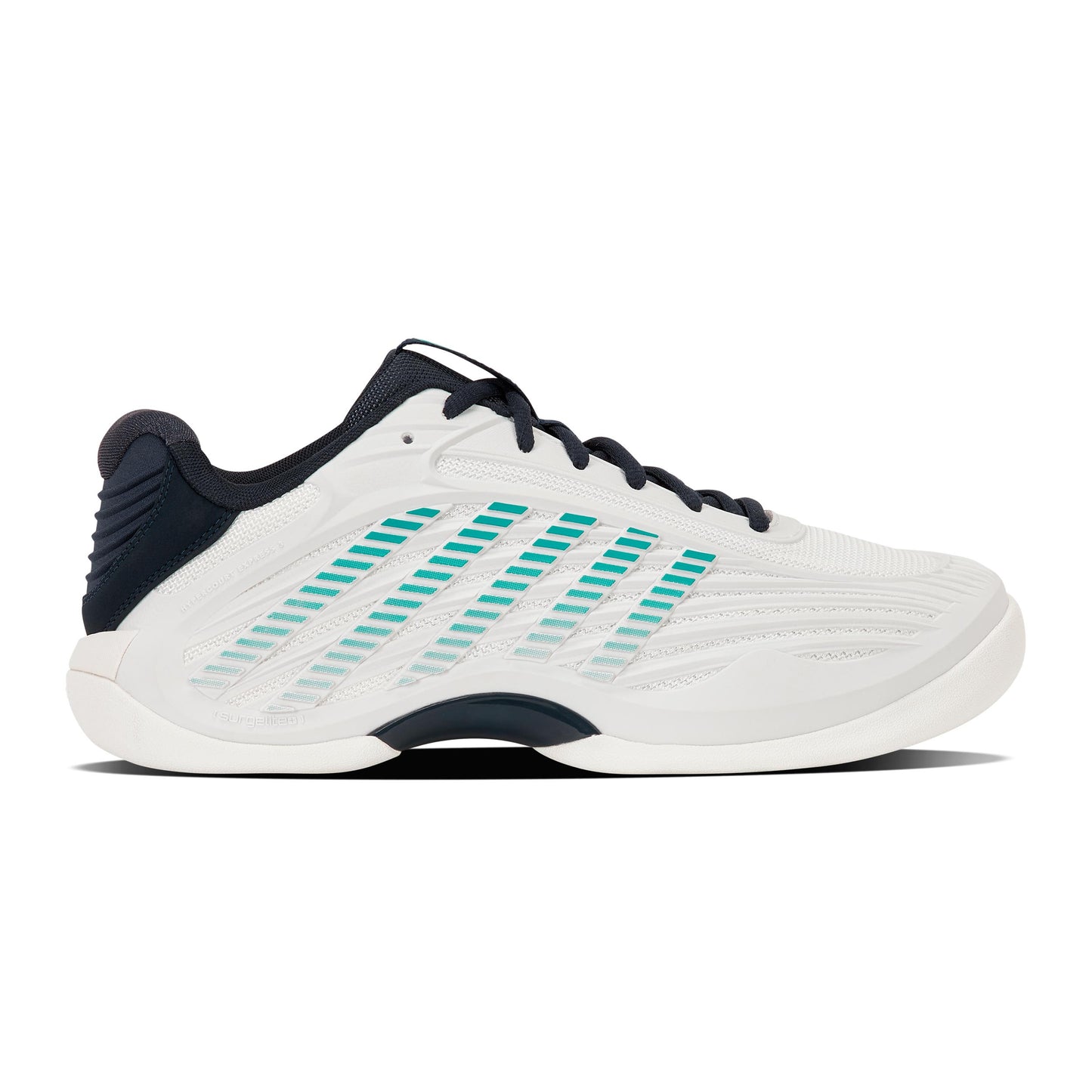 K-Swiss Hypercourt Express 3 Obuv na koberce Muži - bílá, tyrkysová