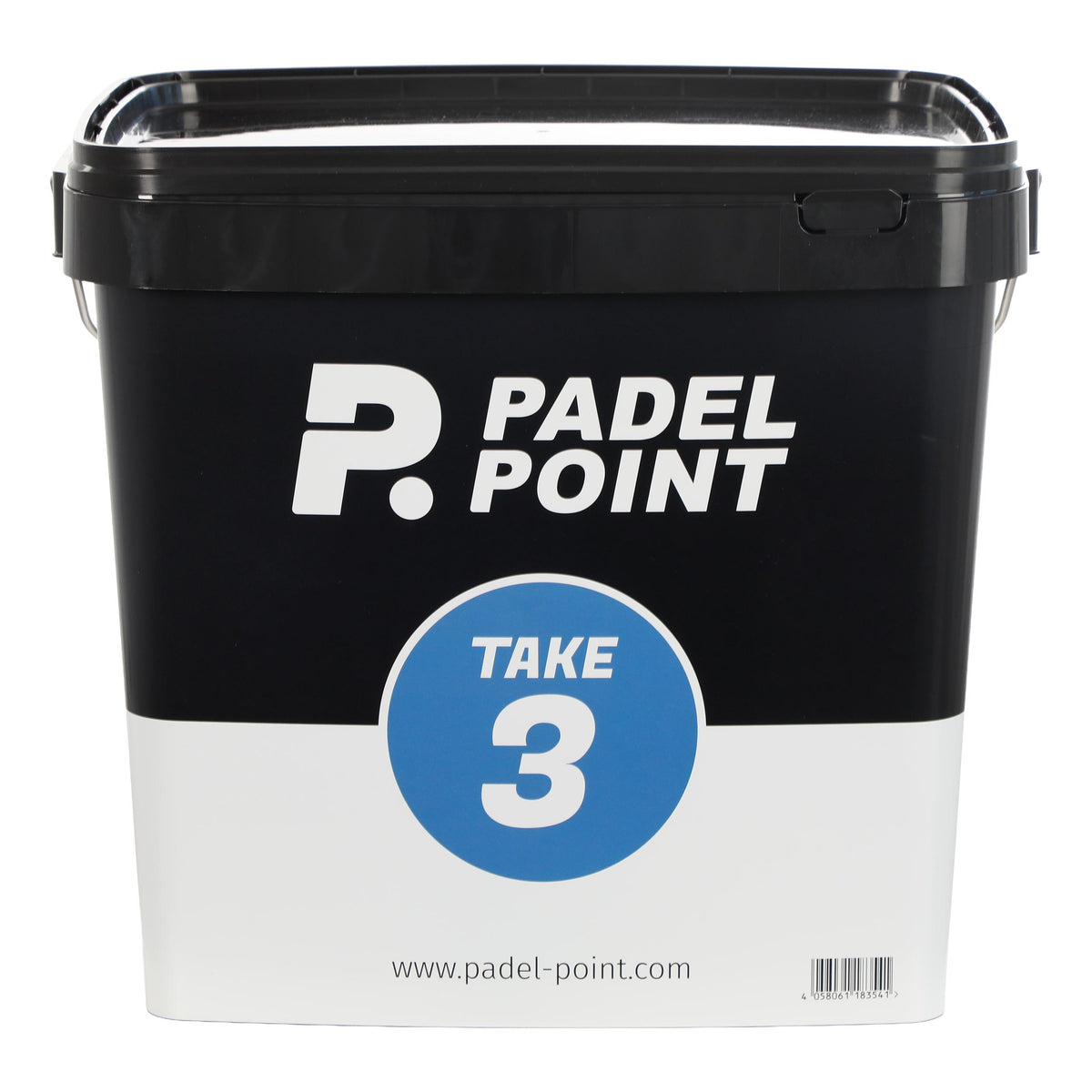 Padel-Point Padel-Point Kyblík na míče - černá