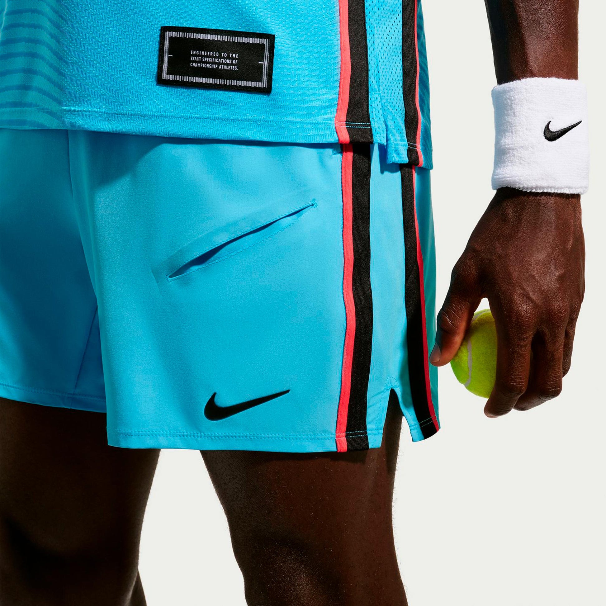 Nike Court Slam Šortky Muži - světle modrá