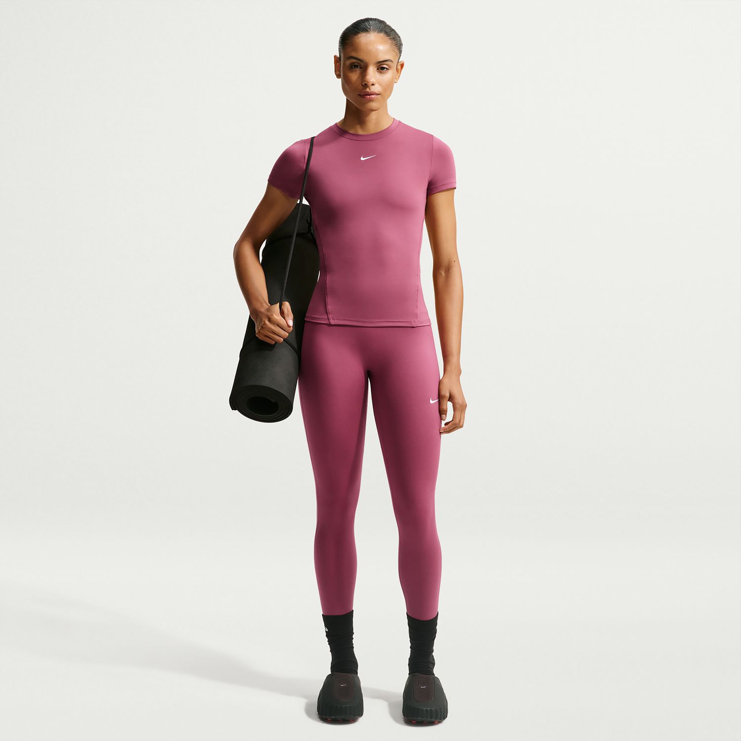 Nike One Fitted Tričko Dámy - fialová