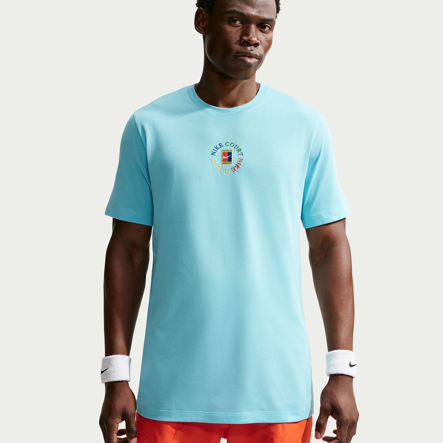 Nike Court Tričko Muži - tyrkysová