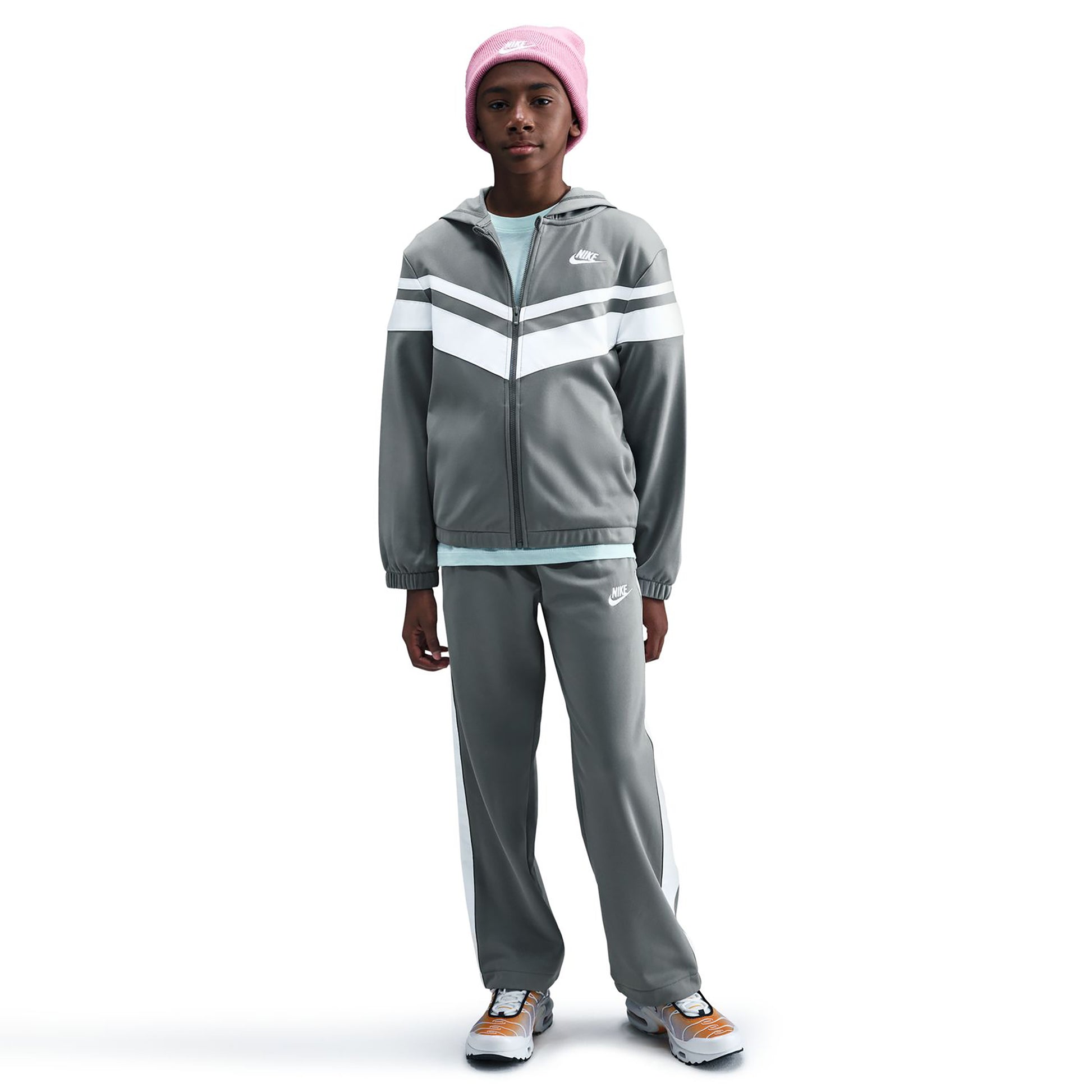 Nike Sportswear Tréninkový souprava Děti - šedá, bílá