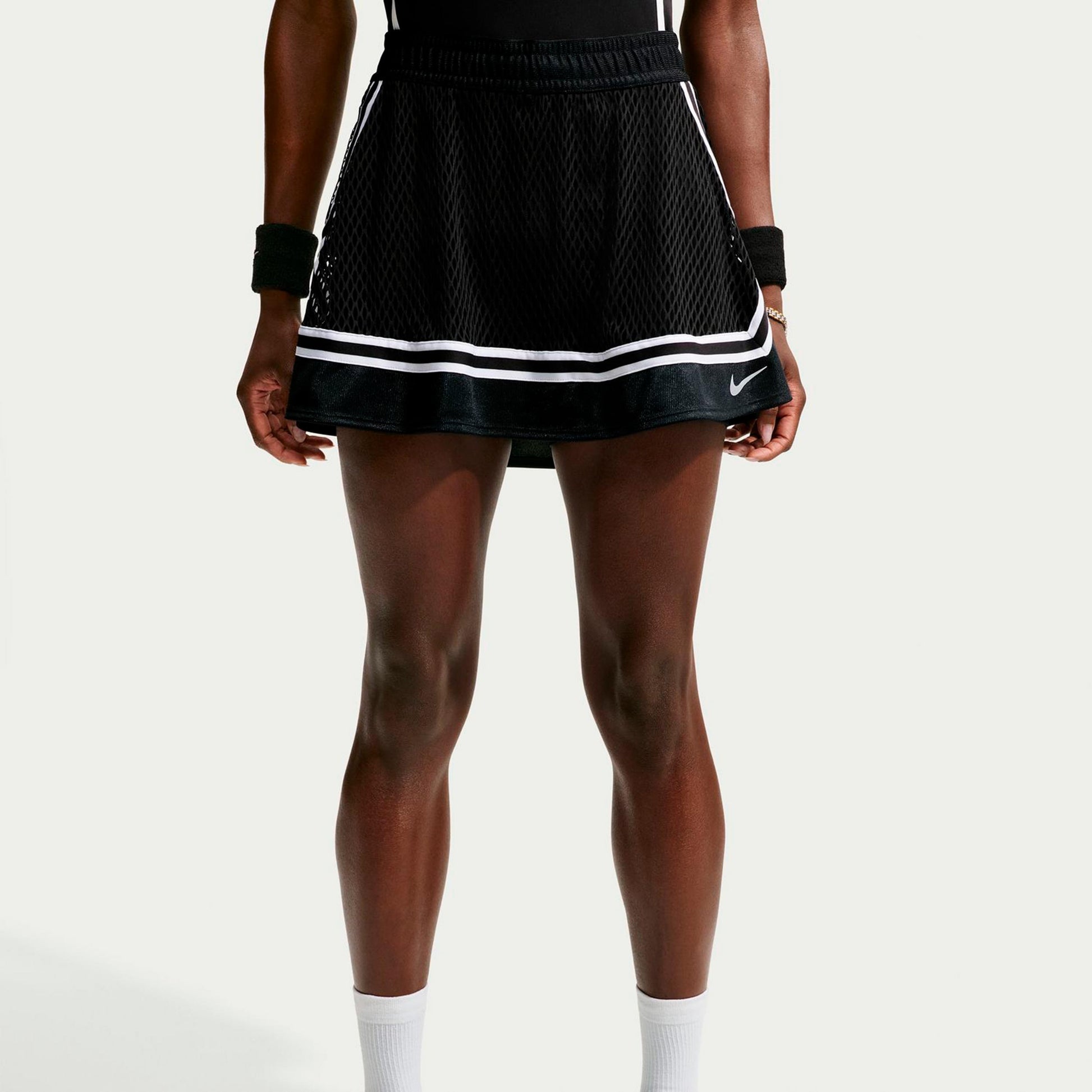 Nike Court Slam Sukně Dámy - černá, bílá