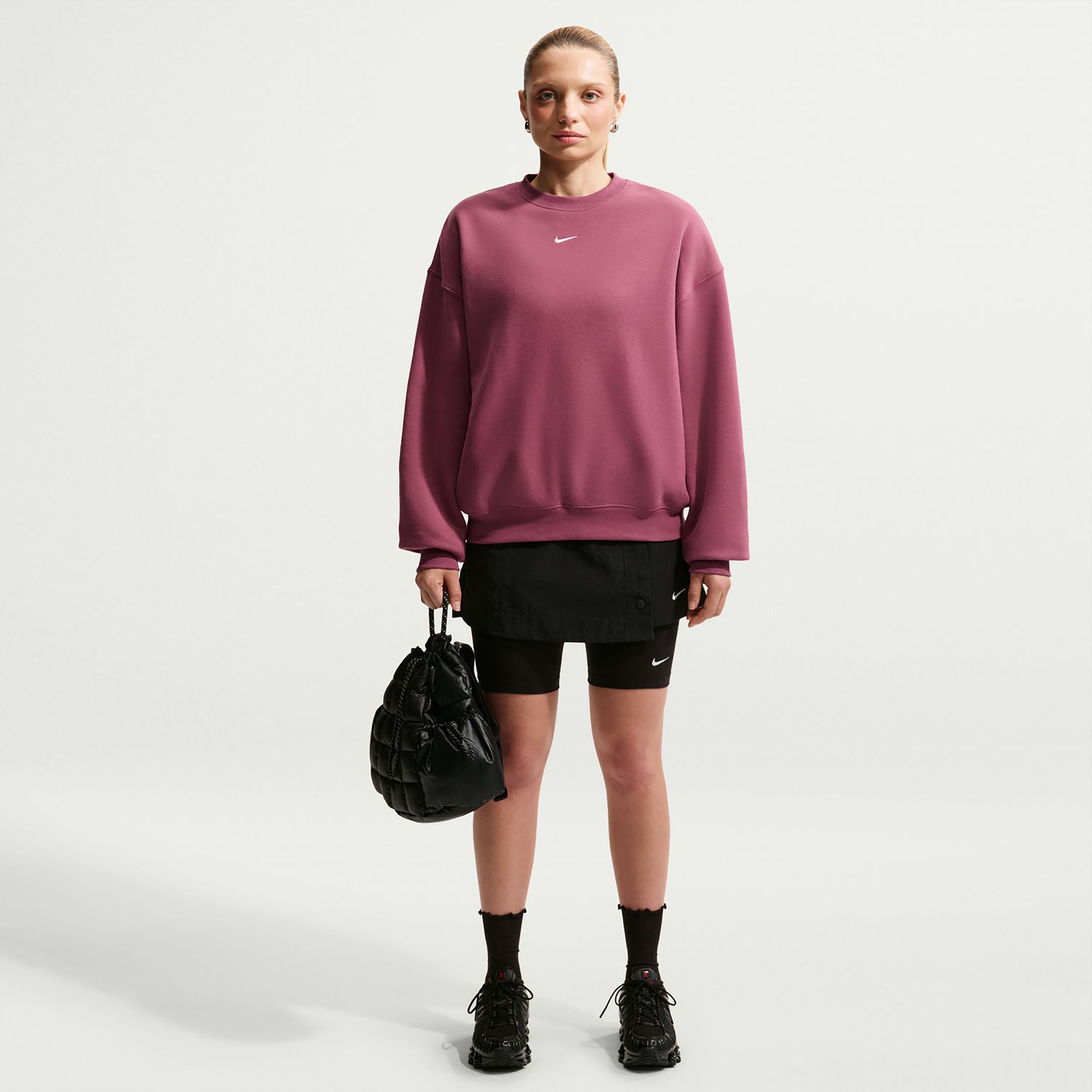 Nike Studio Fleece Mikina Dámy - fialová