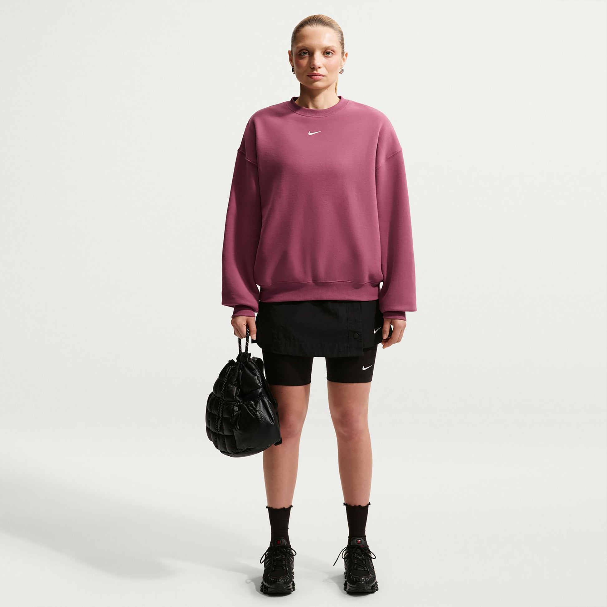 Nike Studio Fleece Mikina Dámy - fialová