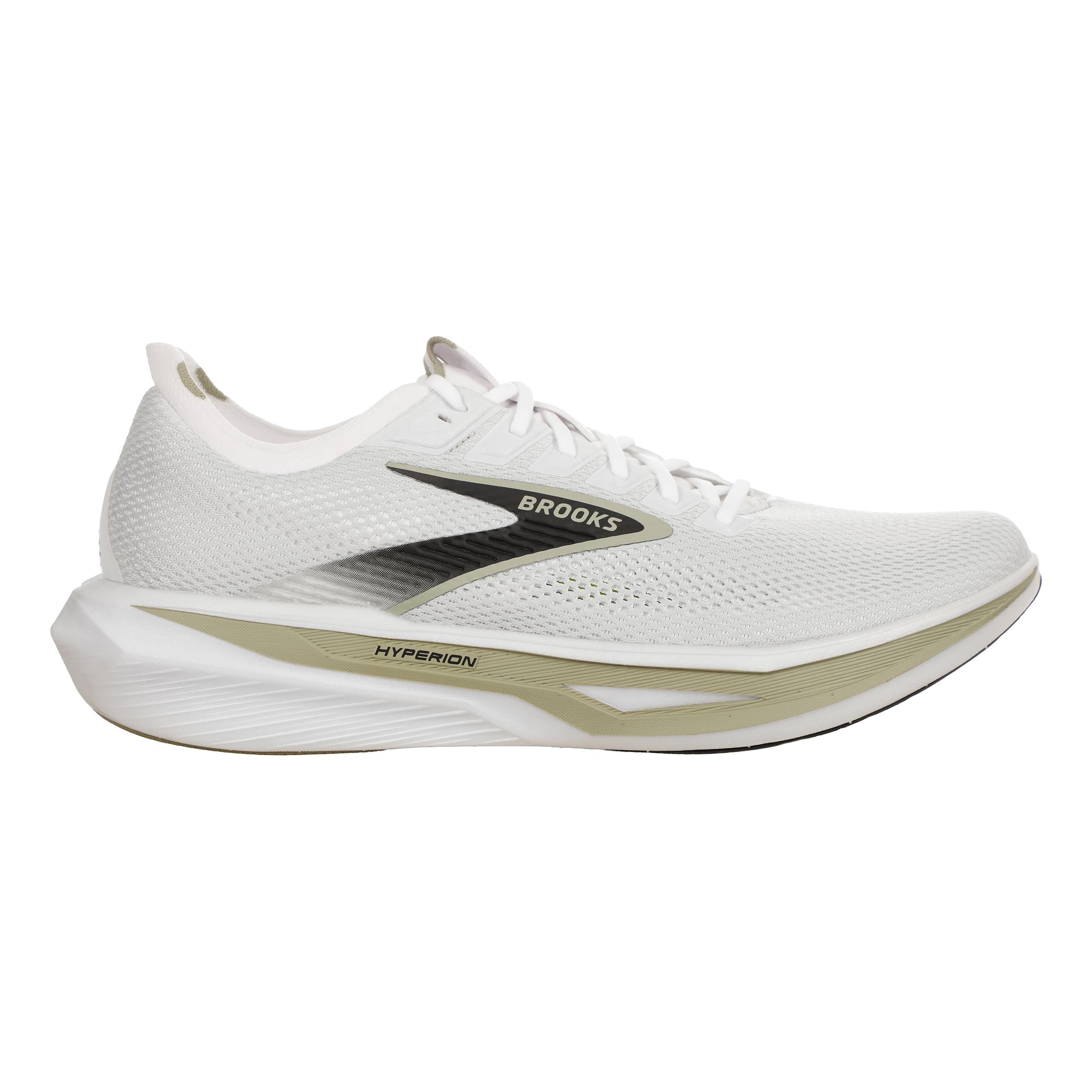 Brooks Hyperion 3 Neutrální obuv Muži - bílá, olivová