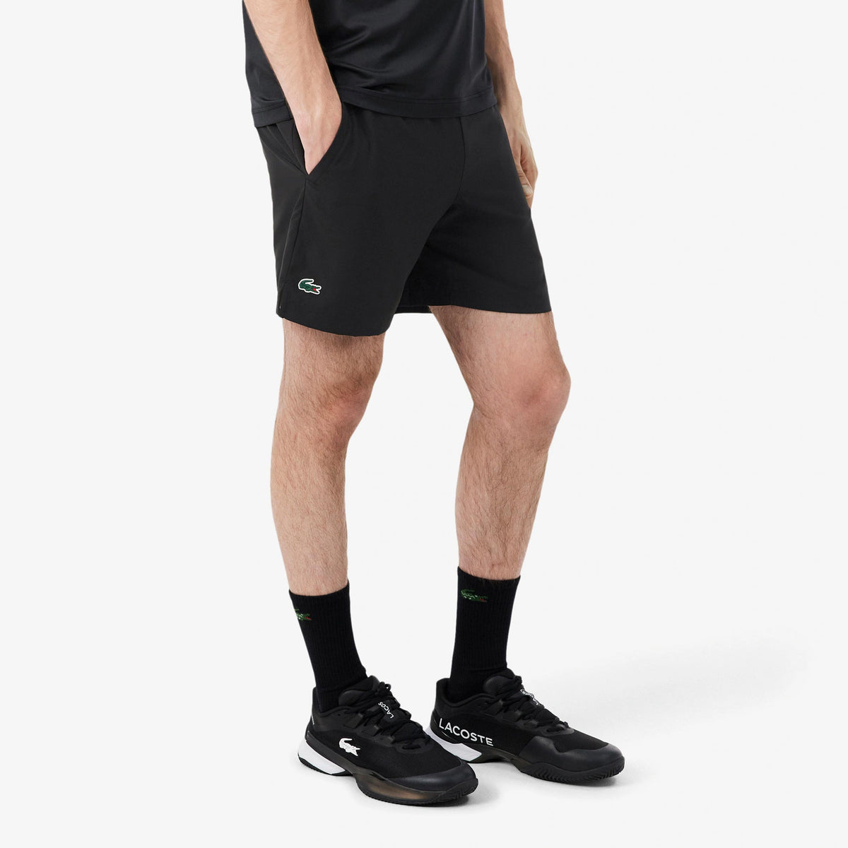 Lacoste Šortky Muži - černá, bílá