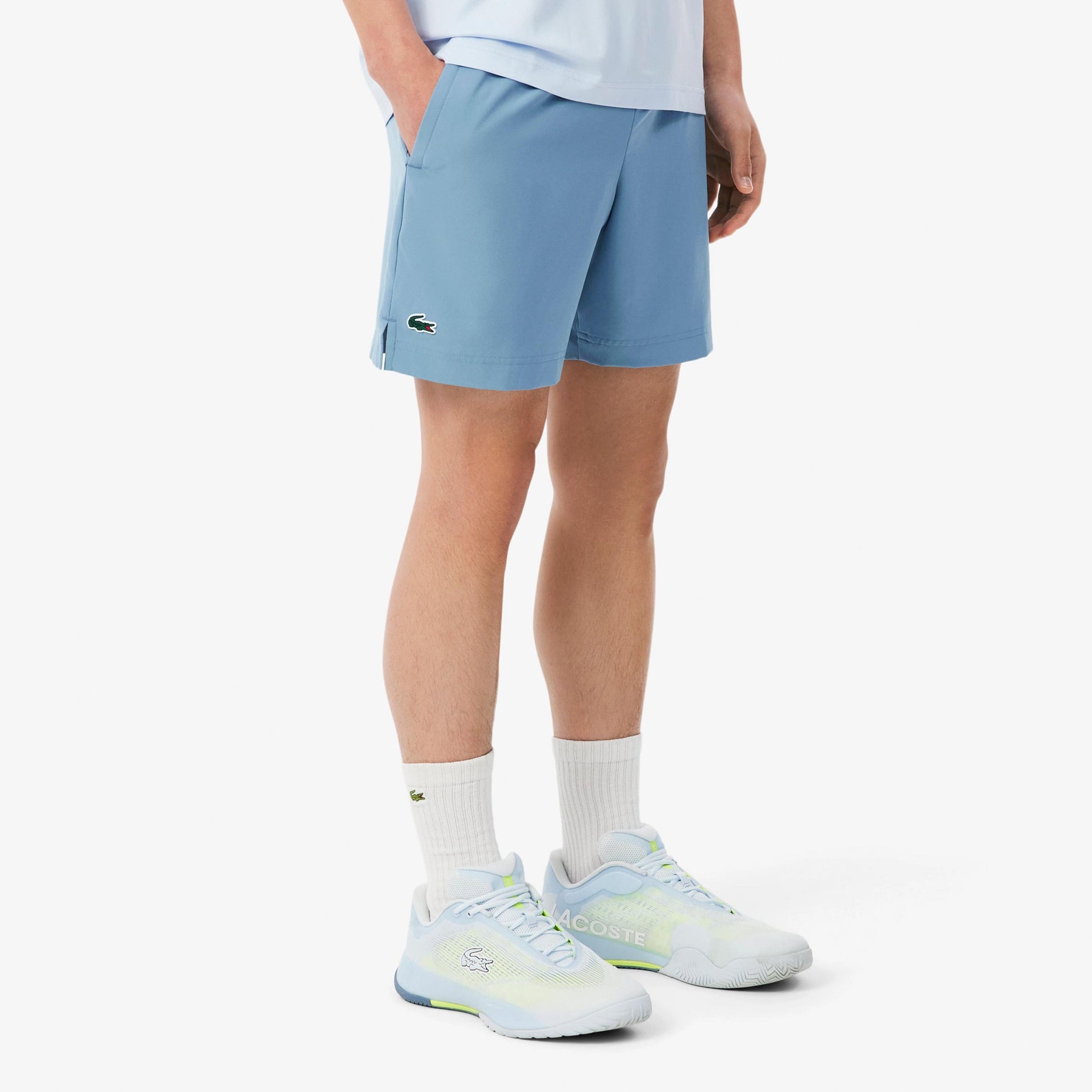 Lacoste Šortky Muži - modrošedá