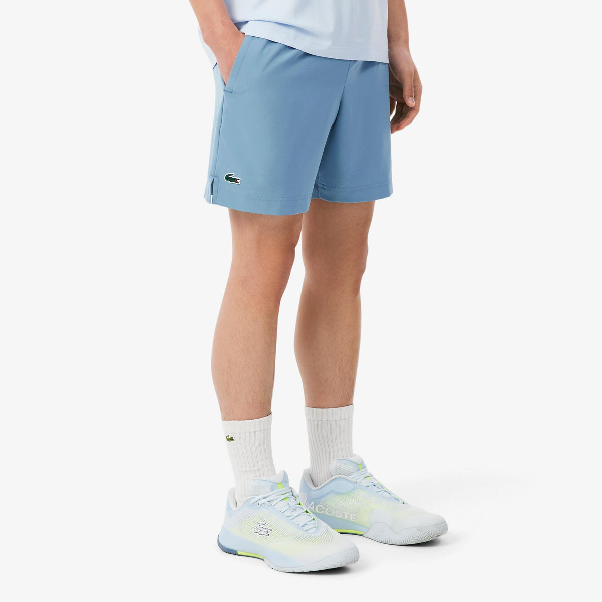 Lacoste Šortky Muži - modrošedá