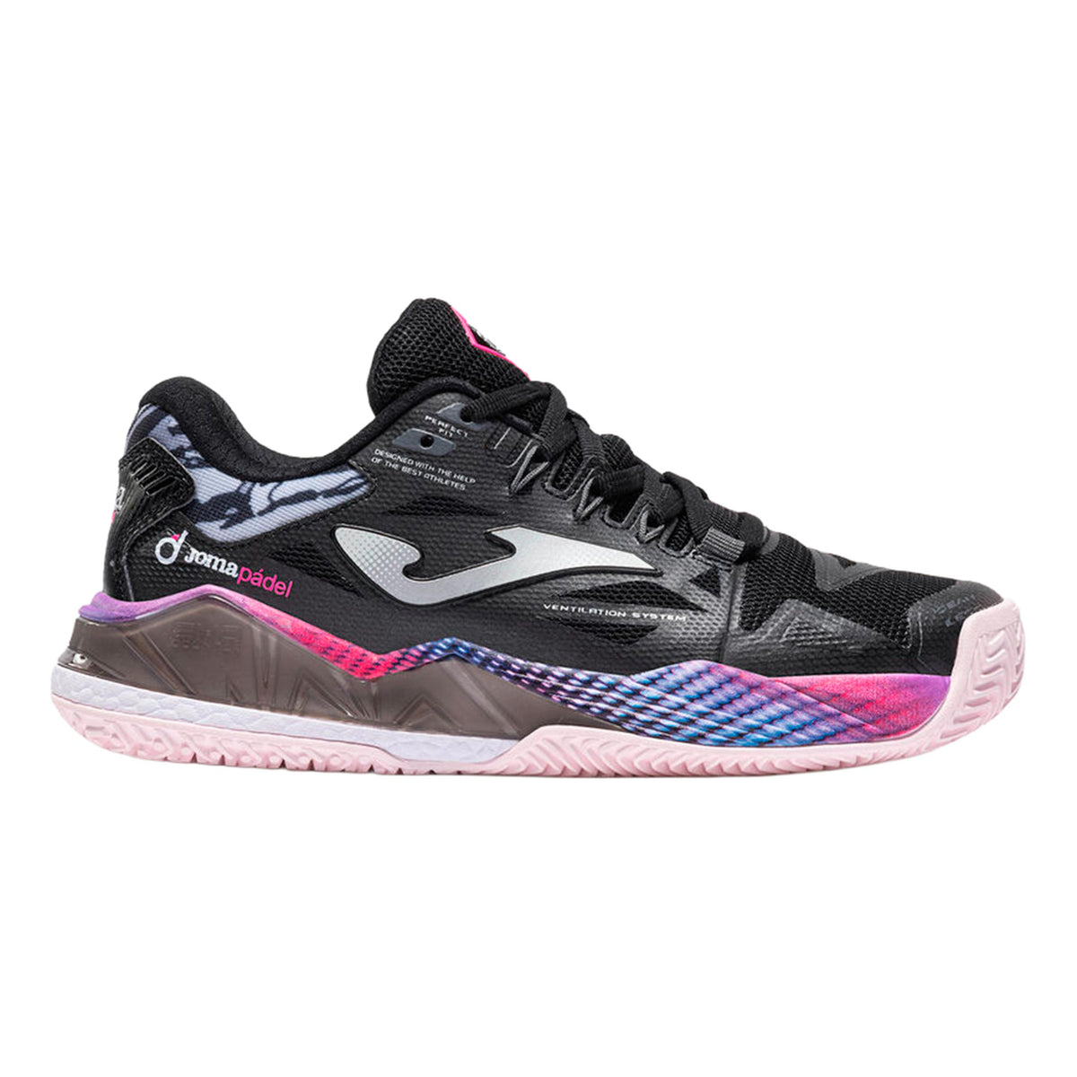 Joma Spin Obuv na padel Dámy - černá, růžová