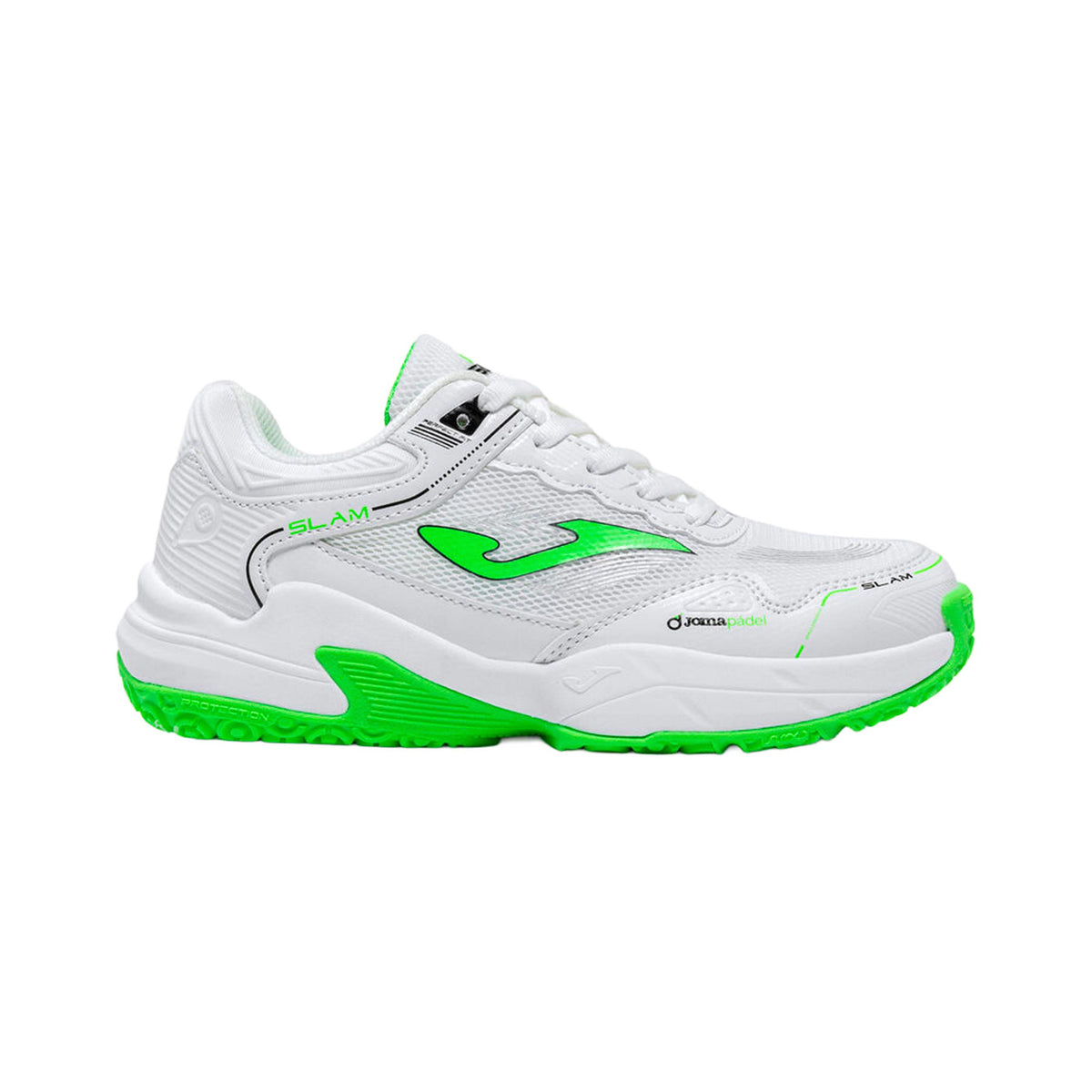 Joma Slam Obuv na padel Děti - bílá, neonově zelená