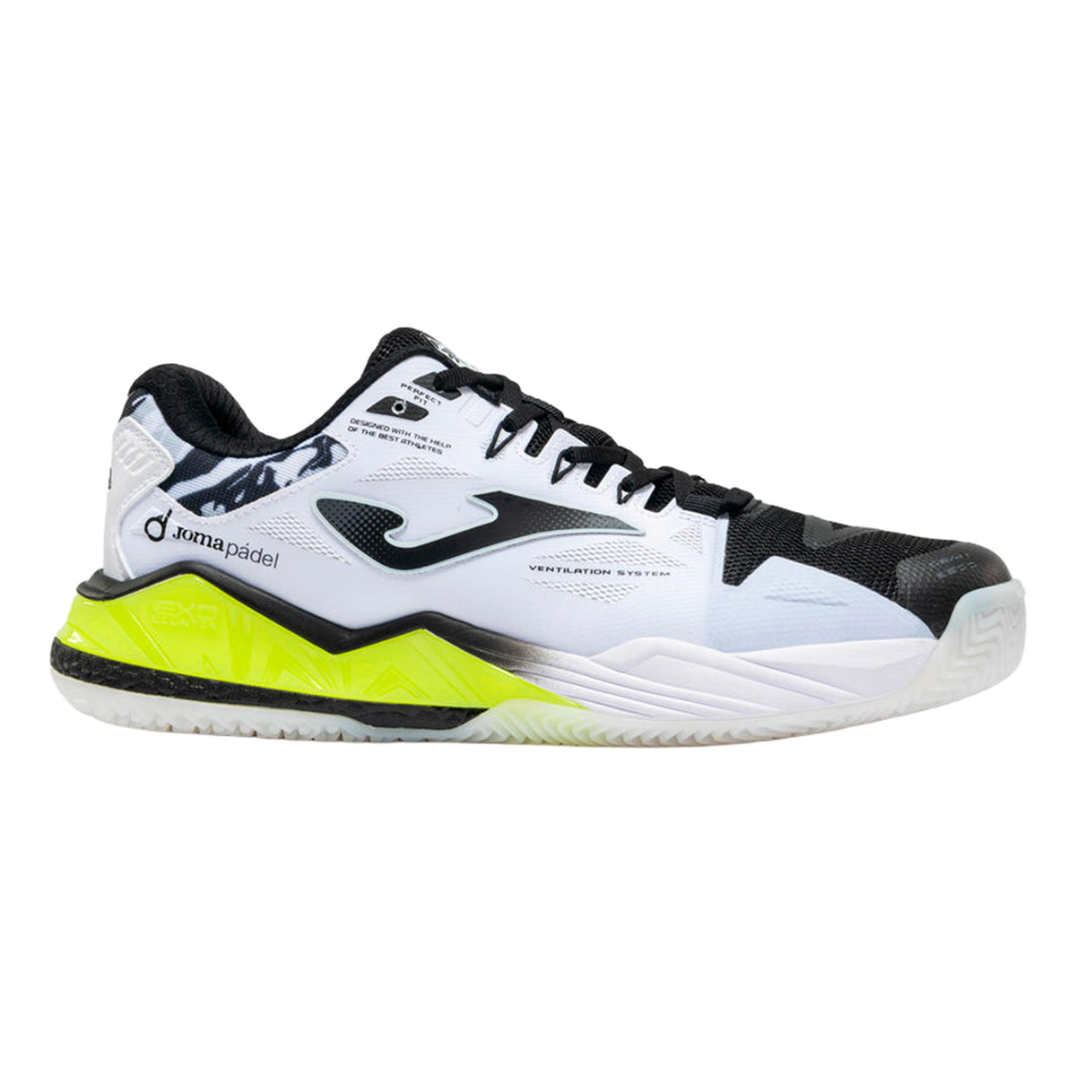 Joma Spin Obuv na padel Muži - bílá, neonově žlutá