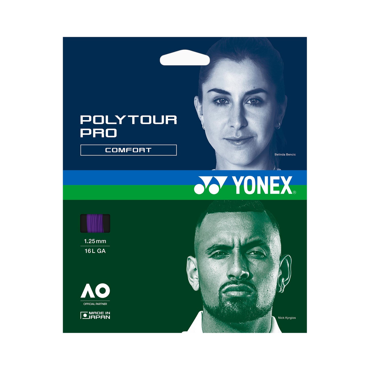 Yonex Poly Tour Pro Midnight Purple Výpletová sada 12m - tmavě modrá