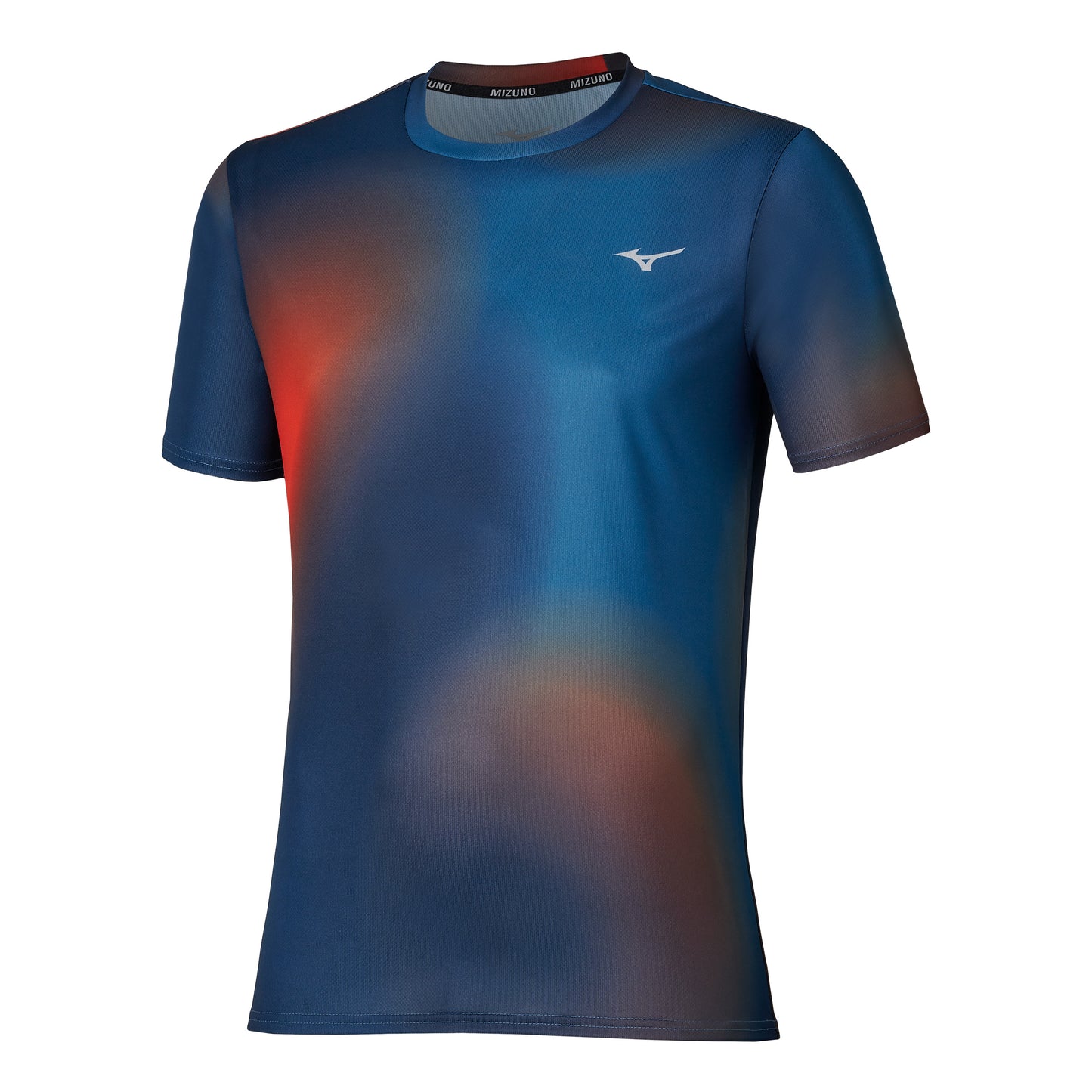 Mizuno Core Graphic Běžecké tričko Muži - oranžová, modrá