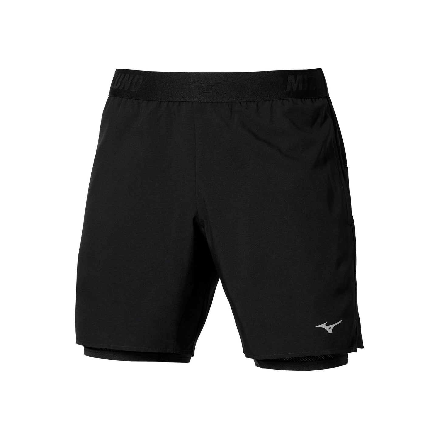 Mizuno Core 5,5in 2in1 Běžecké šortky Muži - černá