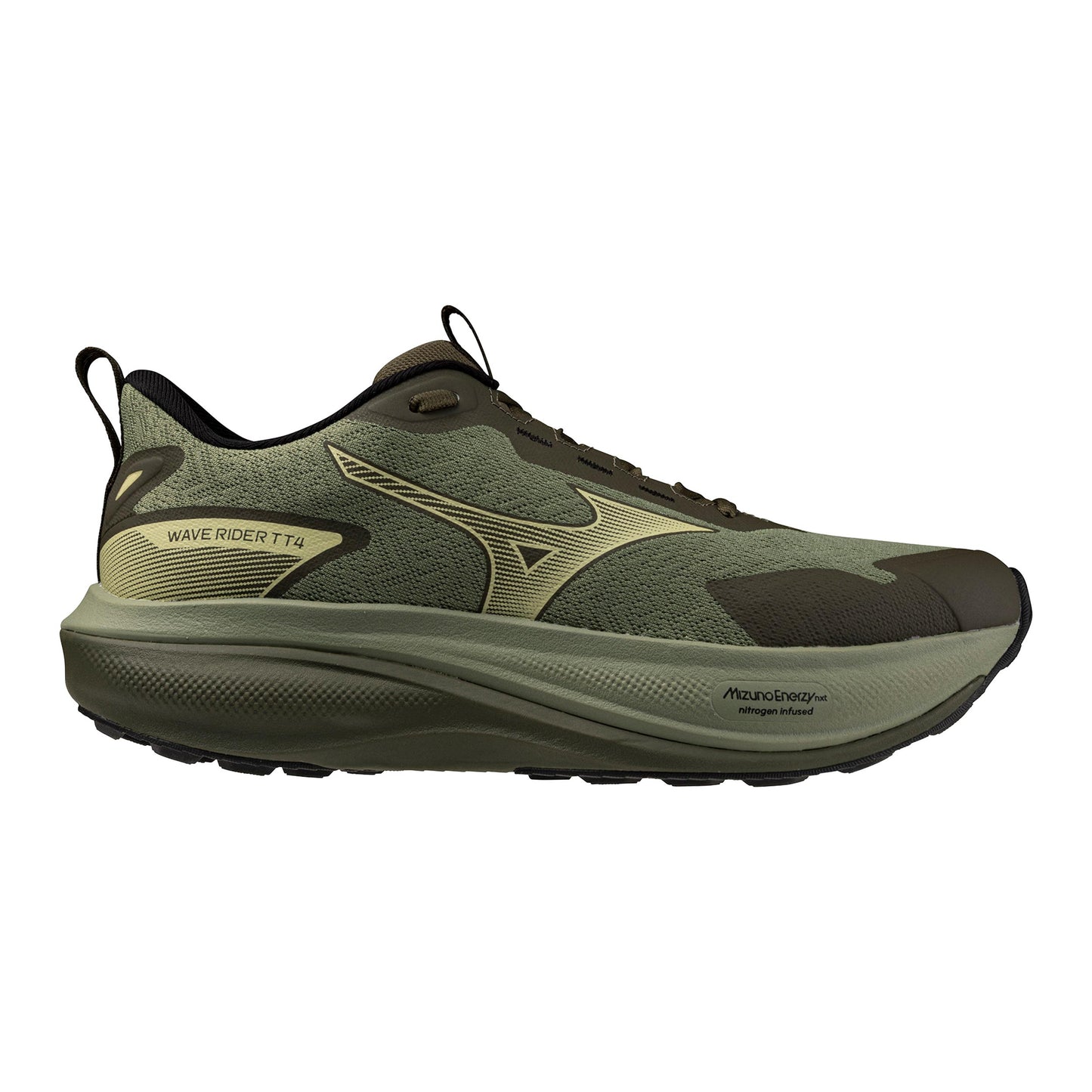 Mizuno Wave Rider TT 4  Obuv pro měkčí povrch,žádný asfalt Muži - šalvěj, tmavě zelená