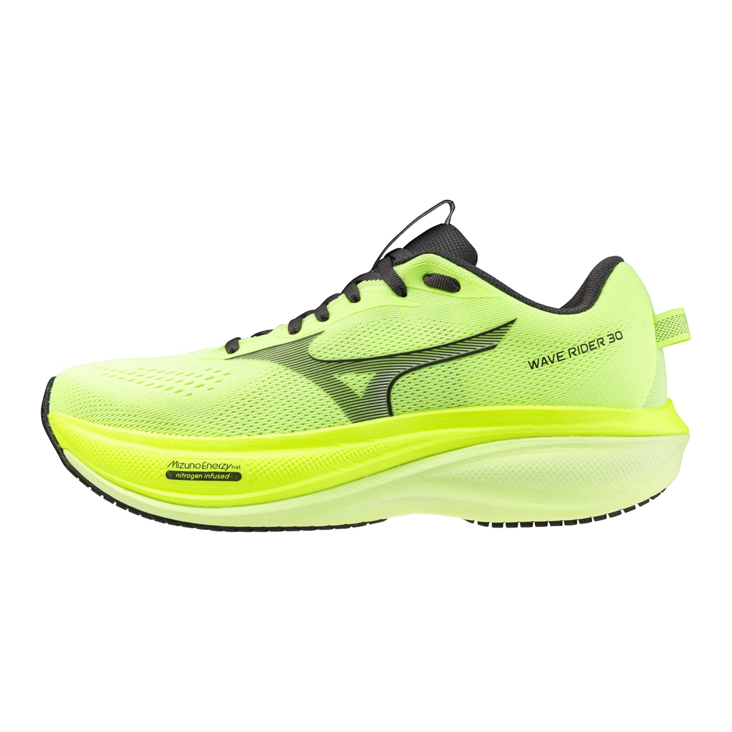 Mizuno Wave Rider 30  Neutrální obuv Muži - neonově žlutá, černá