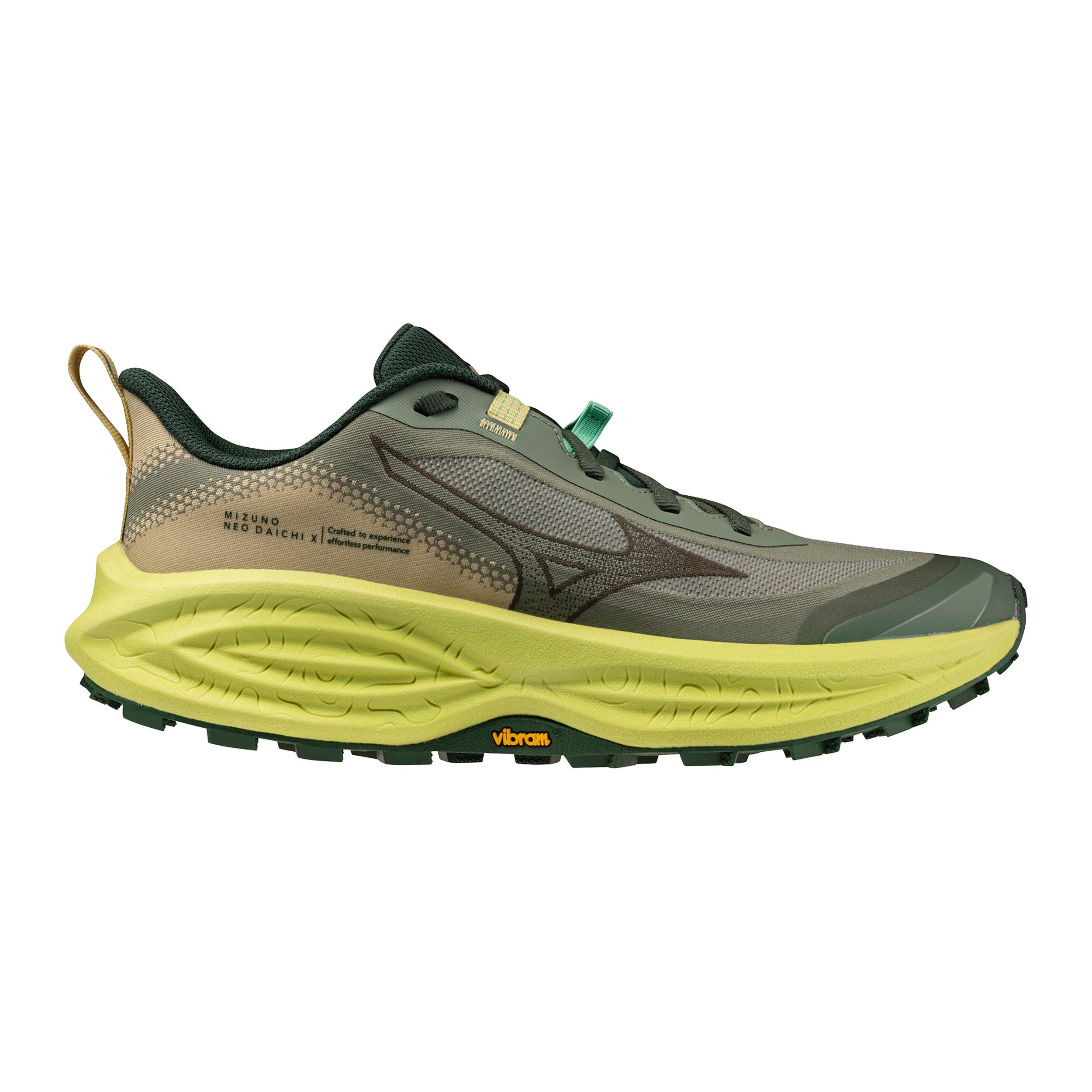 Mizuno Neo Daichi 10  Obuv pro měkčí povrch,žádný asfalt Dámy - olivová, khaki