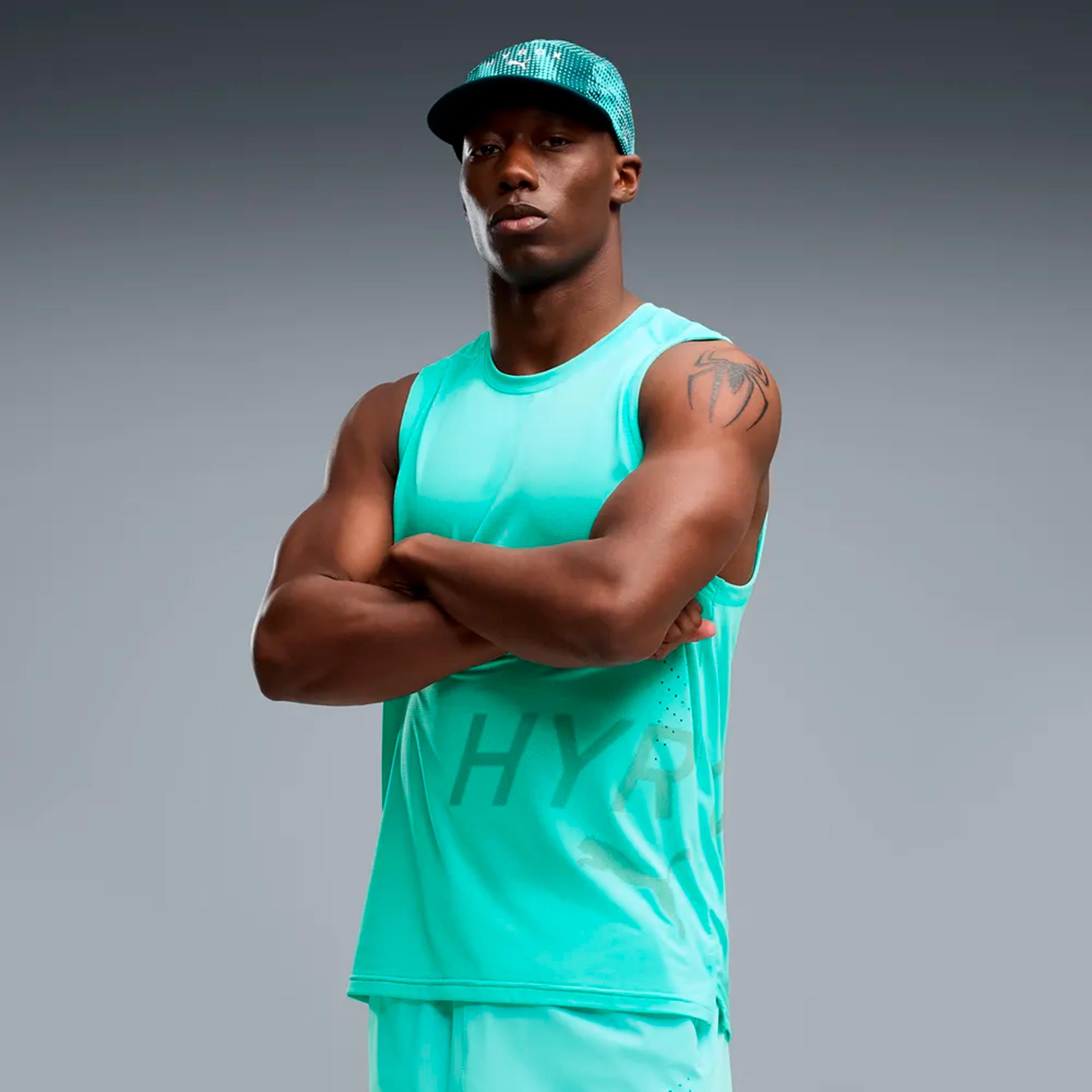 Puma HYROX PWRMODE Training  Běžecké tričko Muži - mátová