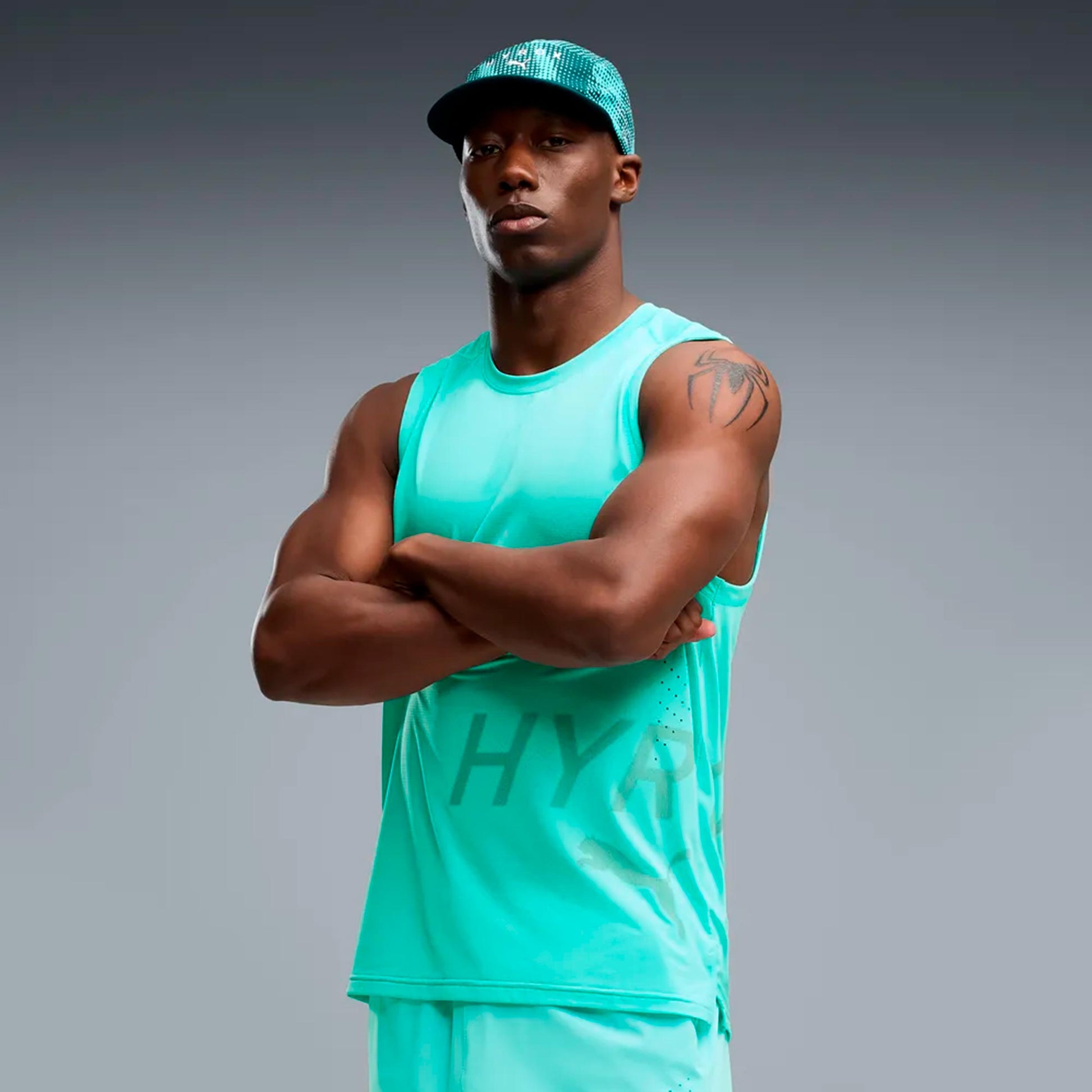 Puma HYROX PWRMODE Training  Běžecké tričko Muži - mátová