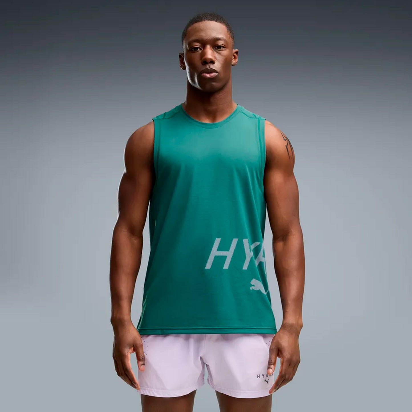 Puma HYROX PWRMODE Training  Běžecké tričko Muži - zelená